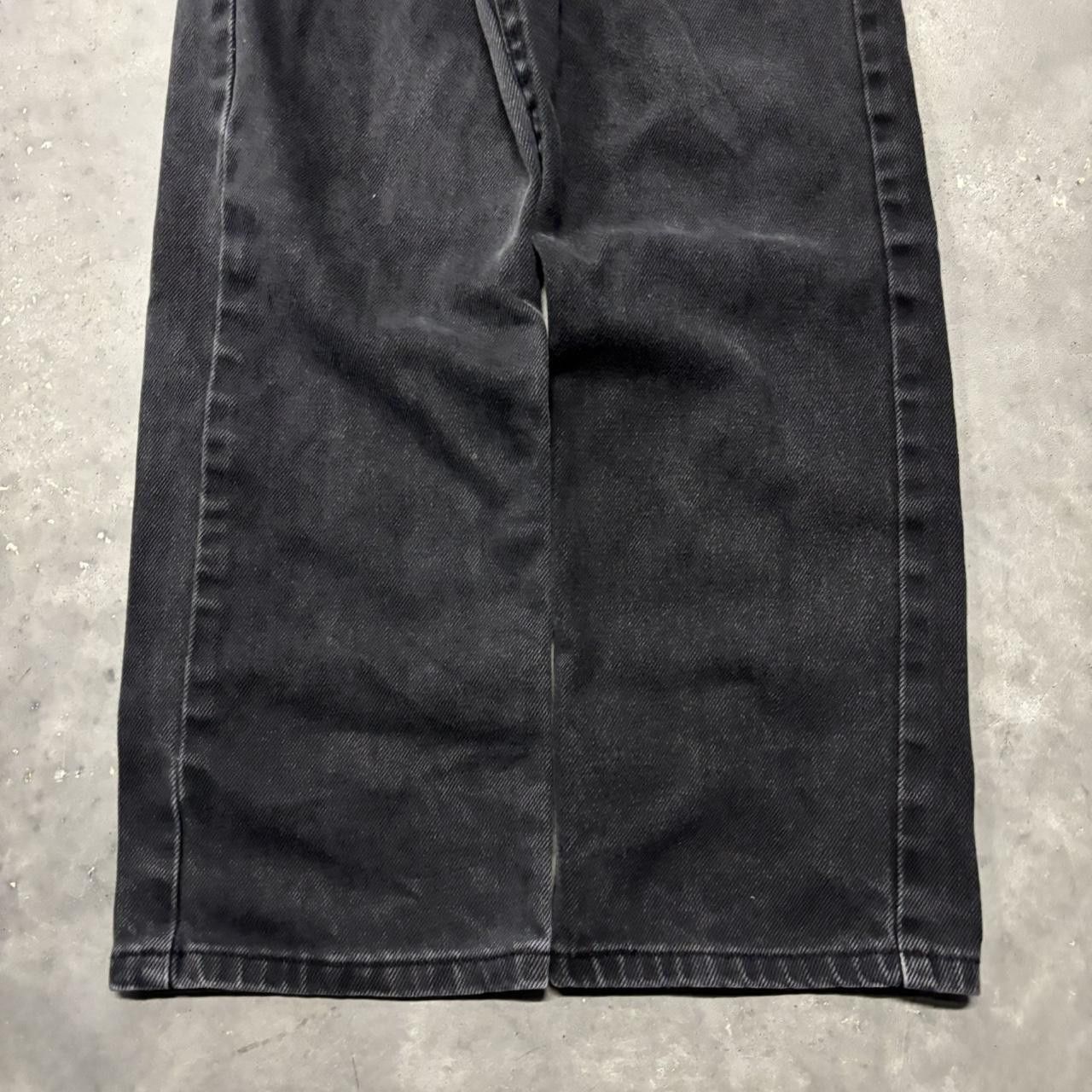 Japanese Brand × Vintage Crazy Vintage Y2K/2000s Grunge Black Essential Denim Jeans! Size US 28 / EU 44 - 6 Thumbnail