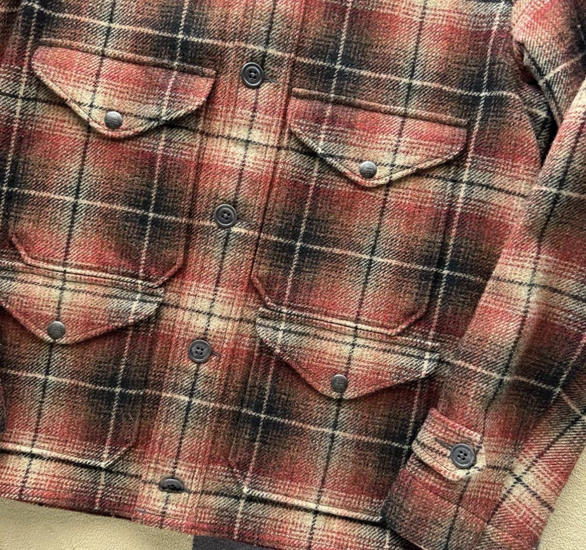 Ralph Lauren Ralph Lauren Double RL RRL Wool Tweed Safari Jacket K22 Size US S / EU 44-46 / 1 - 5 Thumbnail