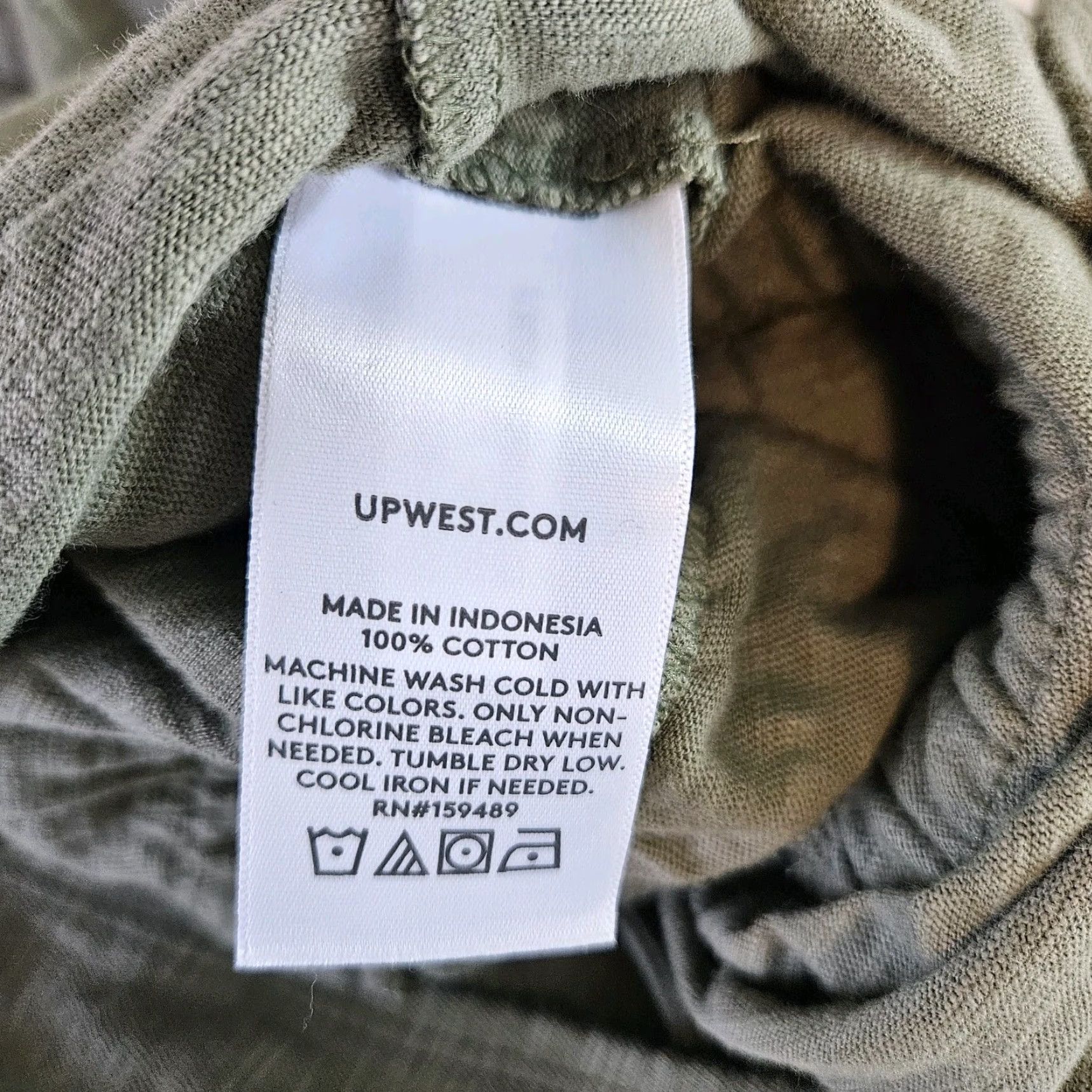 Vintage UpWest Womens Romper XL Green Cotton V-Neck Sleeveless Pockets One-Piece Size 40" / US 18 - 3 Thumbnail