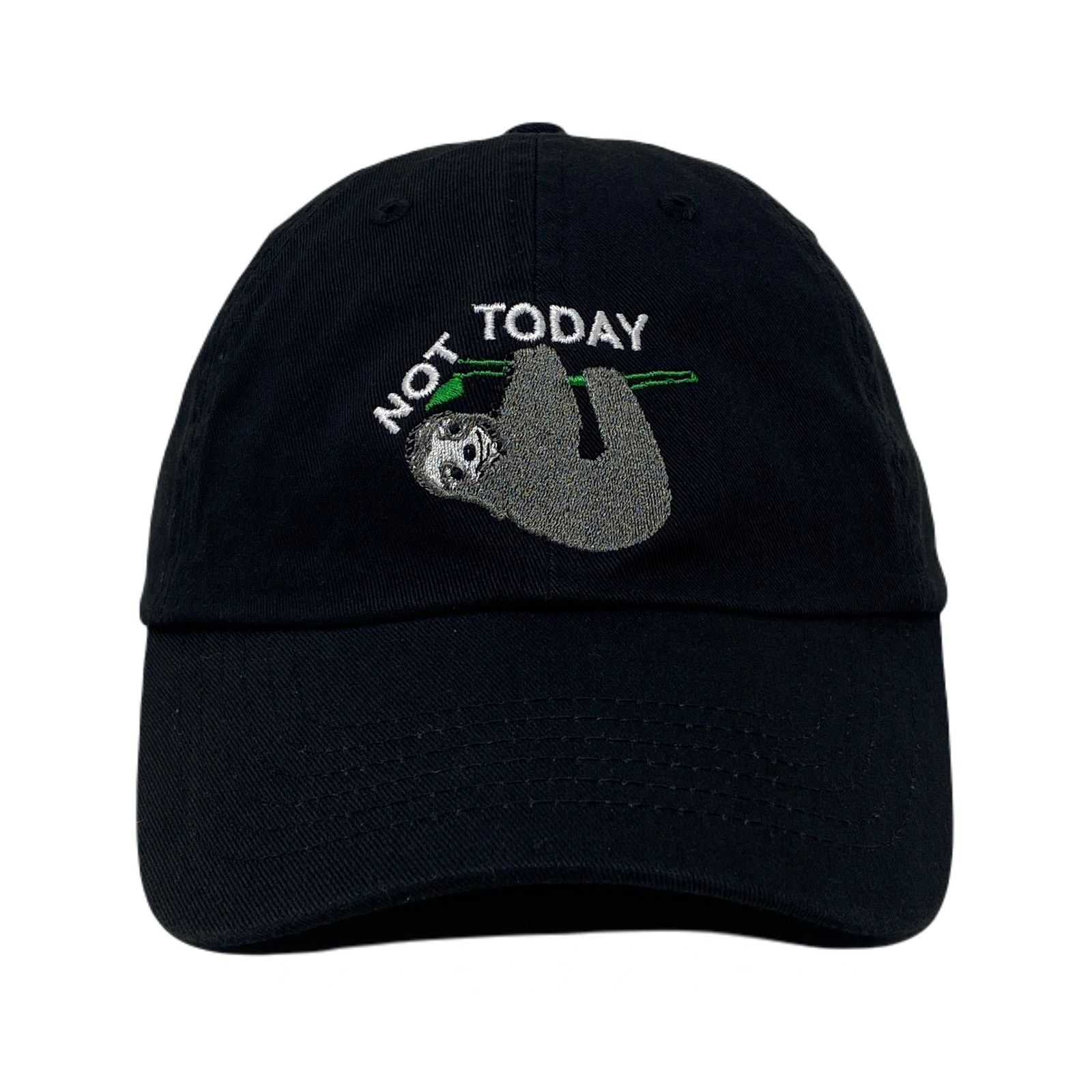 Other Not Today Dad Hat Sleepy Sloth Behavior Three Toed Sloth Zoo Size ONE SIZE - 3 Thumbnail