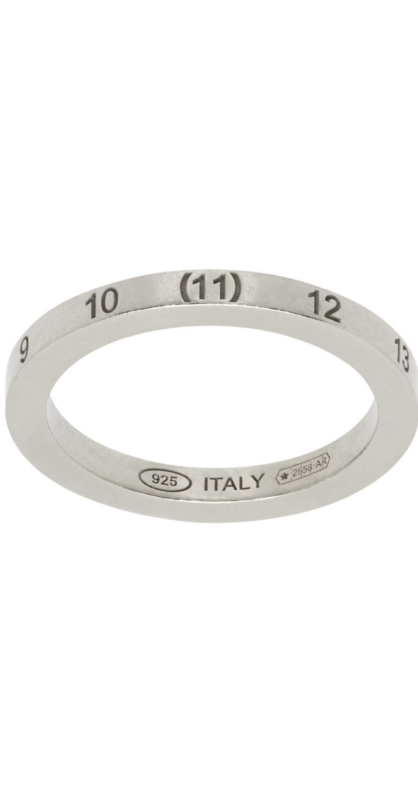 Maison Margiela Numerical Ring Silver