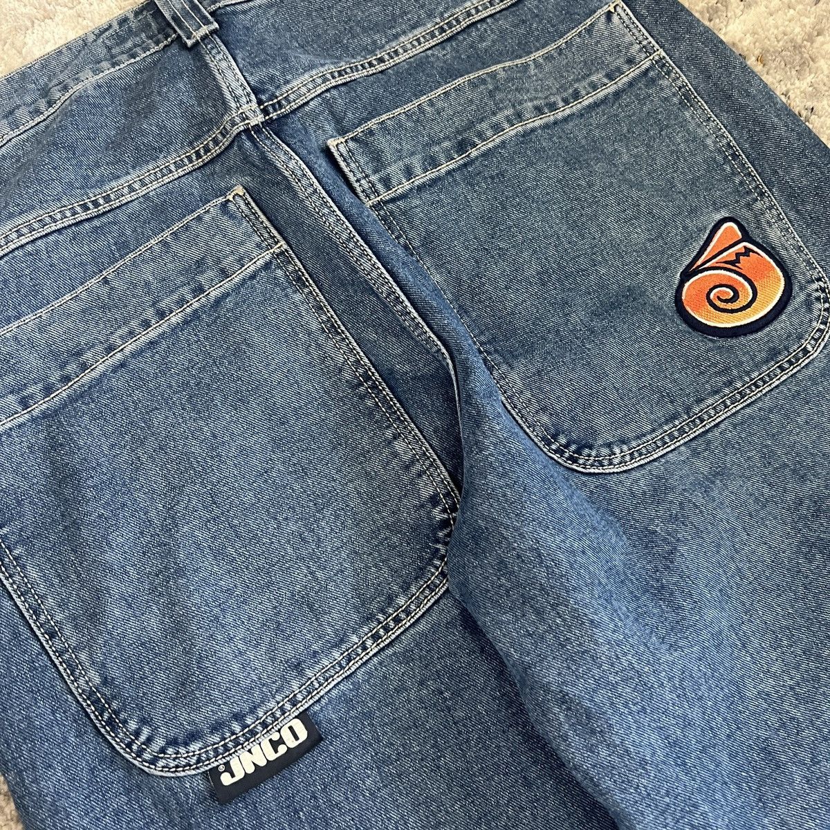 JNCO × Vintage Vintage Y2K JNCO Twin cannons baggy wide leg embroidered Size US 36 / EU 52 - 3 Thumbnail