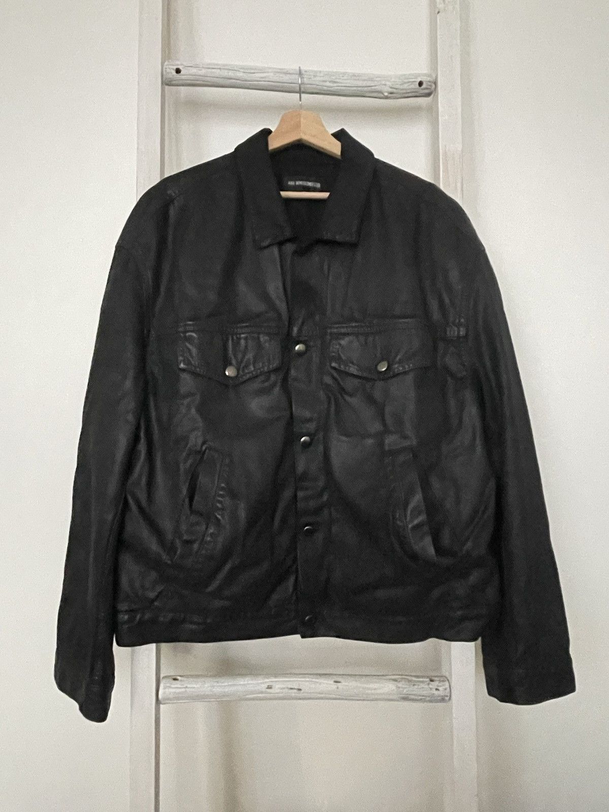 Ann Demeulemeester Ann Demeulemeester waxed denim trucker jacket Size US M / EU 48-50 / 2 - 4 Thumbnail