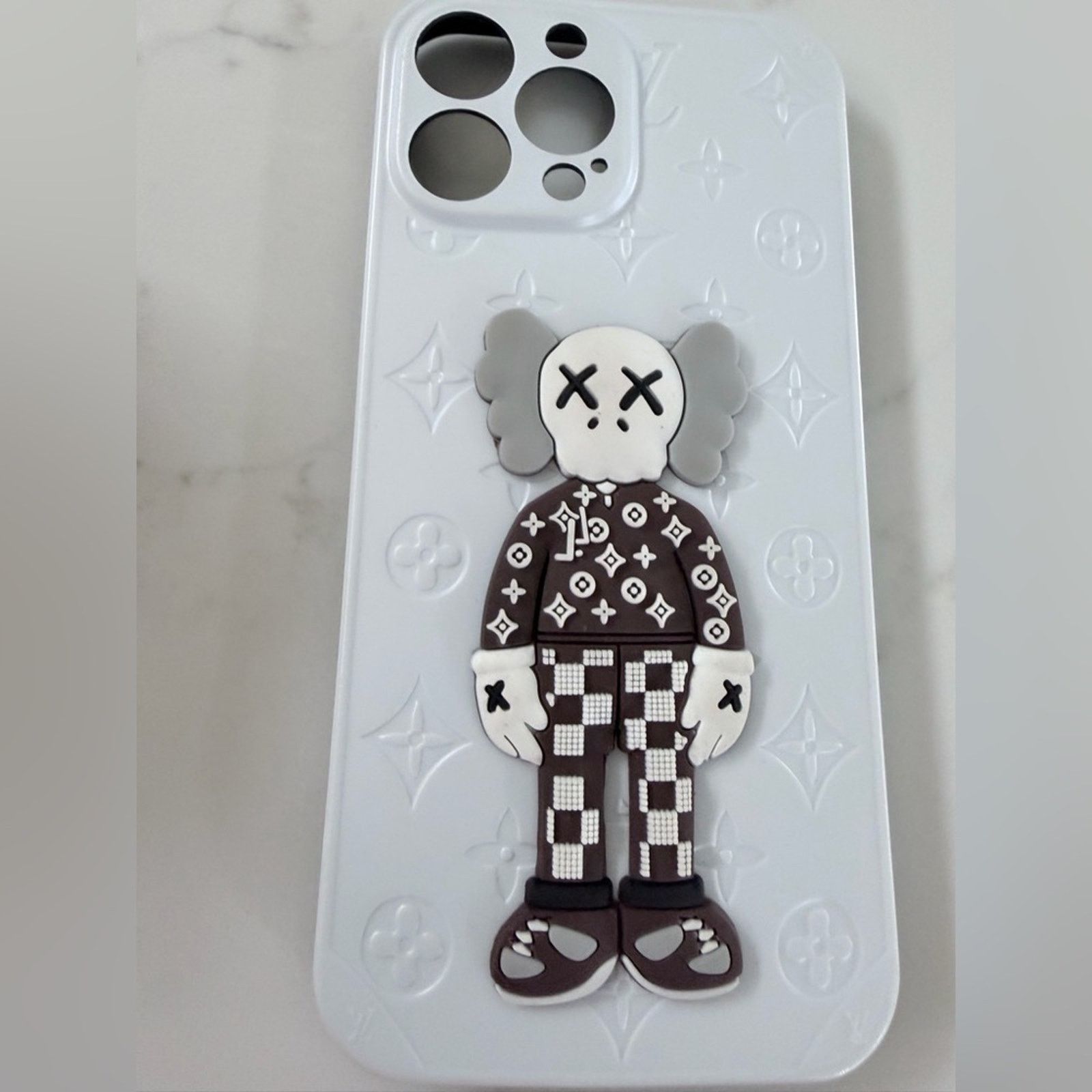 Other iPhone 13 Pro Max Designer White and Brown Phone Case Size ONE SIZE - 3 Thumbnail
