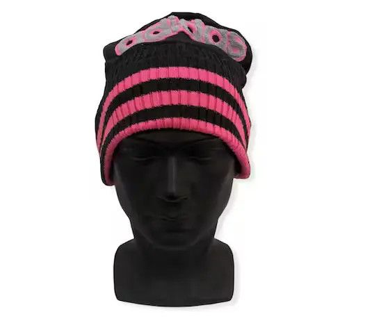 Adidas Vintage Adidas Spell Out Beanie Hat Size ONE SIZE - 1 Thumbnail