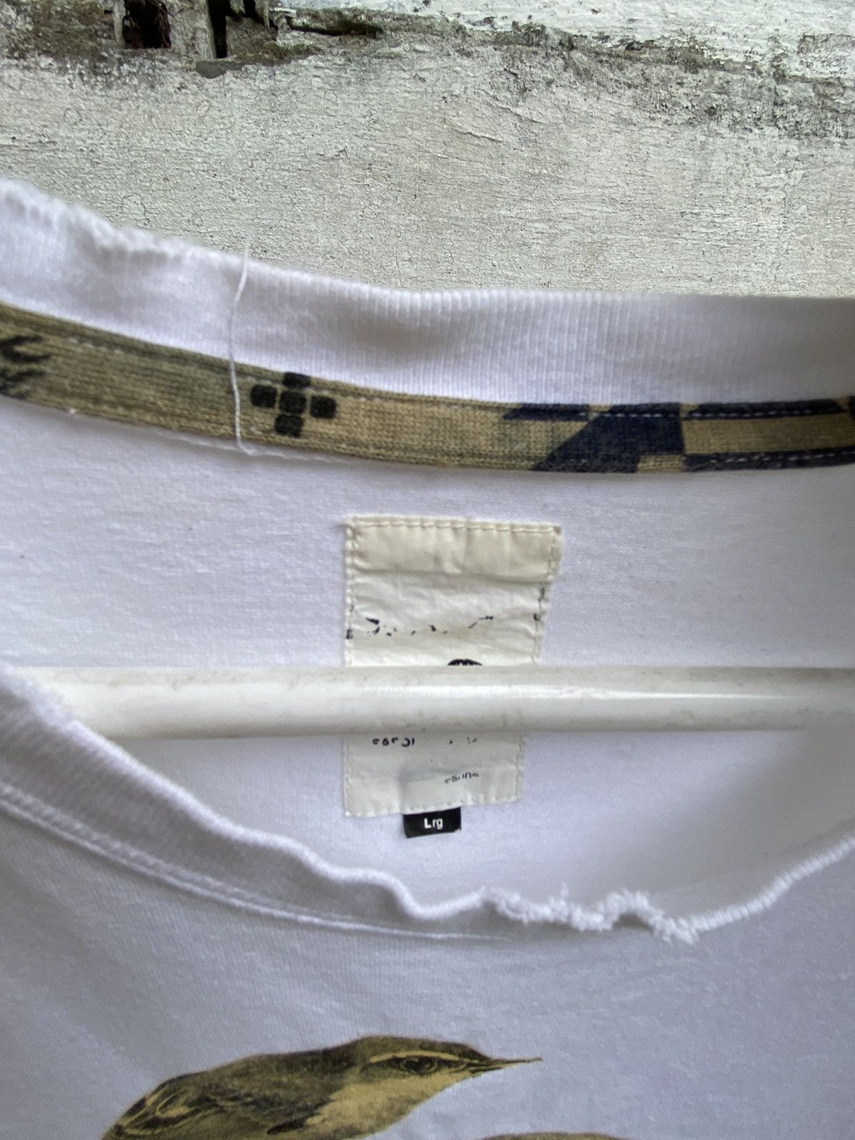 If Six Was Nine × Japanese Brand × Sasquatchfabrix Sasquatchfabrix Dino Skull Distressed Raw Seams Shirt Size US L / EU 52-54 / 3 - 7 Thumbnail