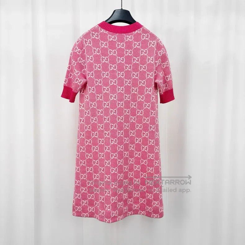 Gucci Gucci Old flower full-print wool jacquard knitted dress Size XXS / US 00 / IT 34 - 2 Thumbnail