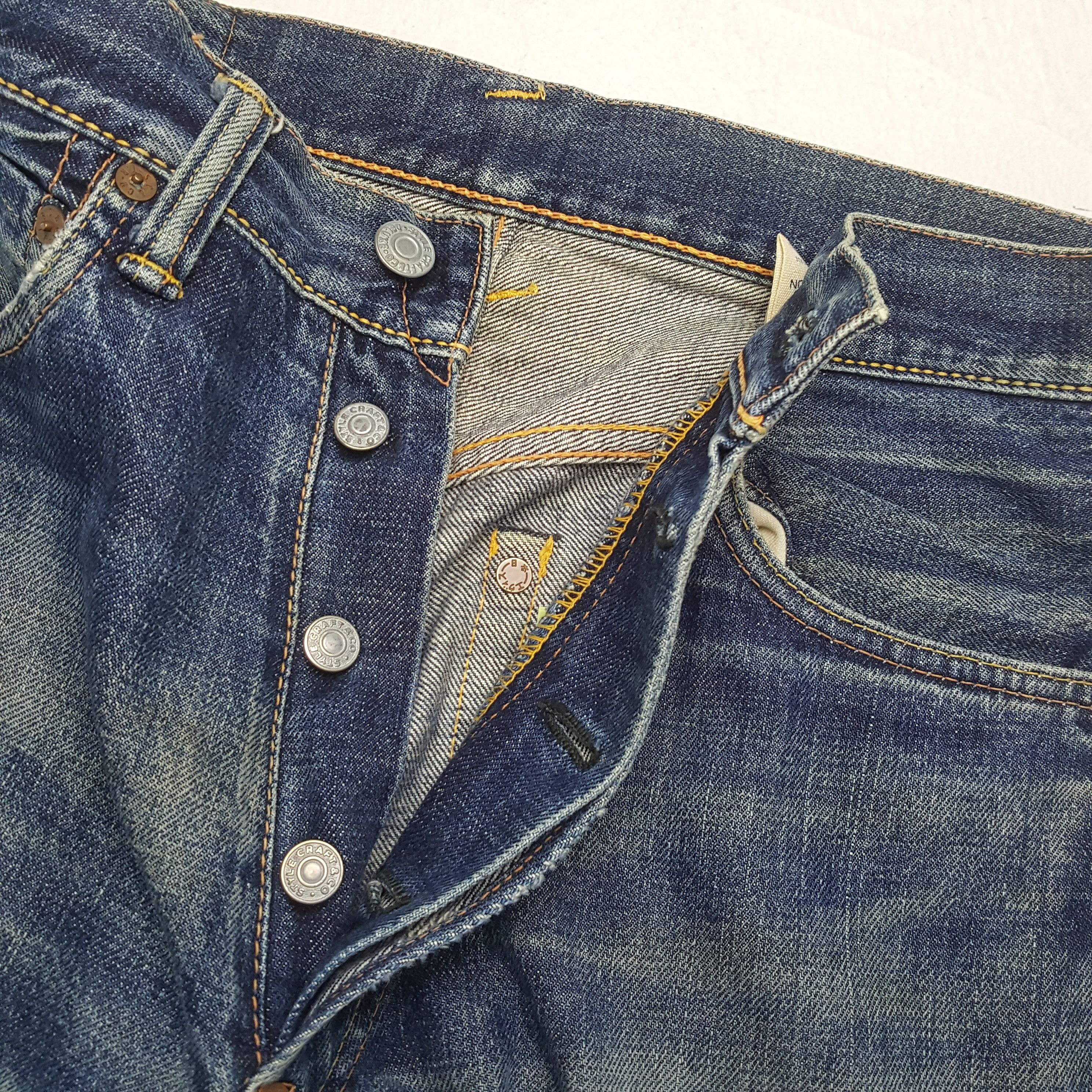 Evisu EVISU Japanese Brand Streetwear Custom Daicock Jeans Size US 26 / EU 42 - 13 Thumbnail