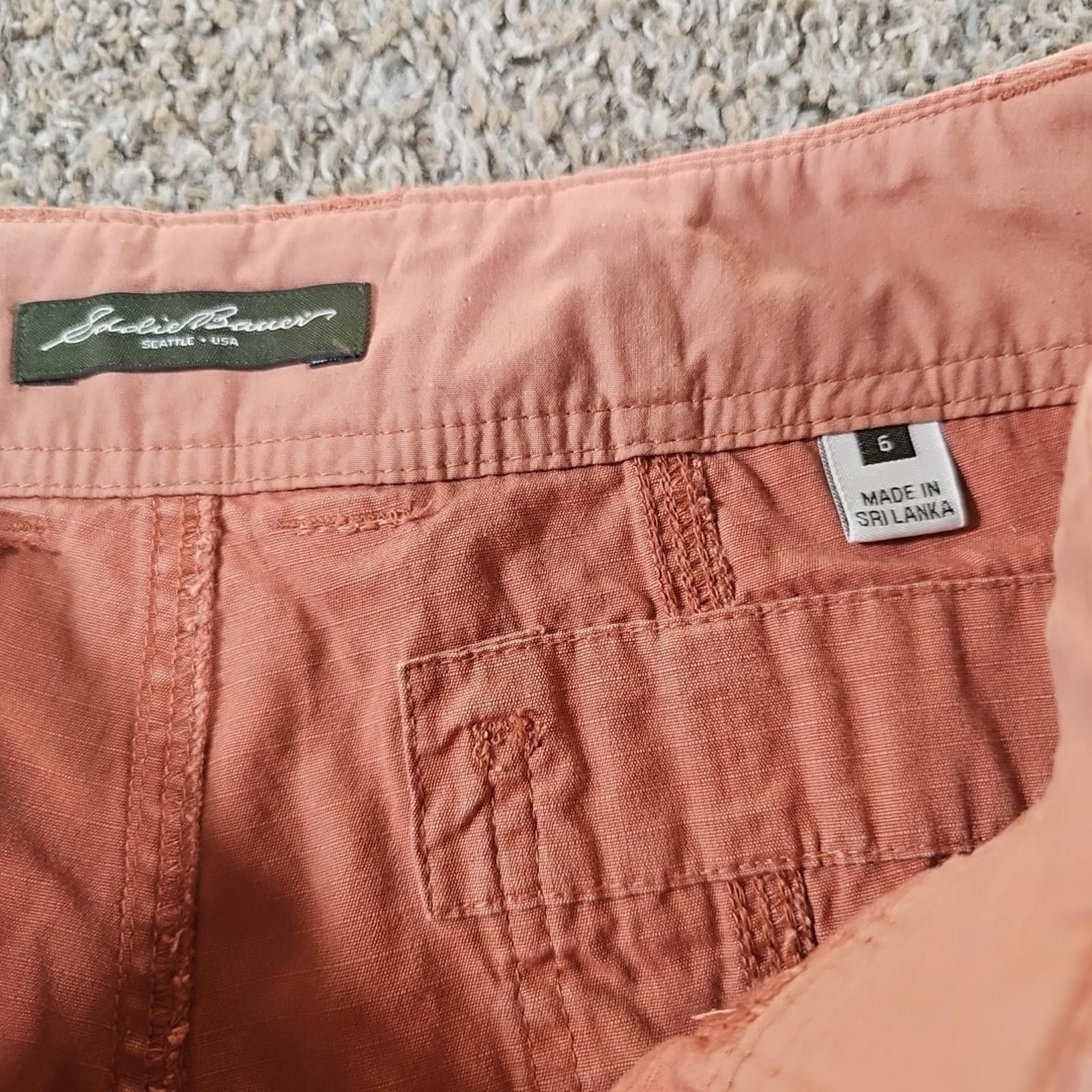 Eddie Bauer Eddie Bauer Sz 6 Ripstop Cargo Shorts Size 28" / US 6 / IT 42 - 4 Thumbnail