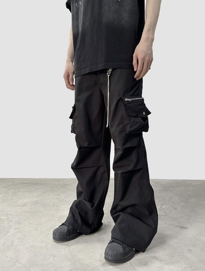 Japanese Brand × Vintage Retro punk multi-pocket pleated cargo pants Size US 32 / EU 48 - 1 Thumbnail