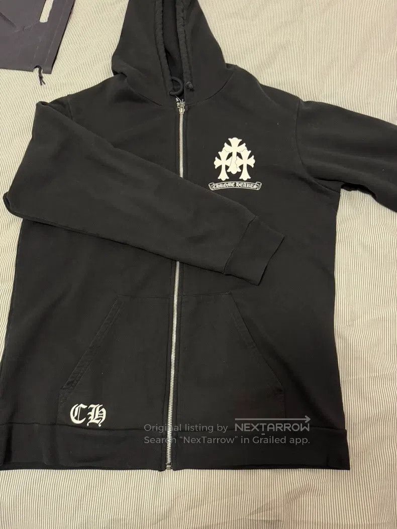 Chrome Hearts CHROME HEARTS Size XXL Black zipper hoodie Size US XXL / EU 58 / 5 - 2 Thumbnail