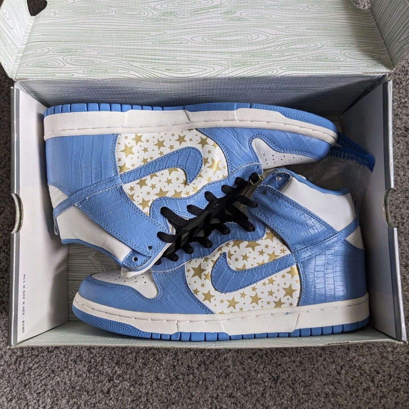 Nike Nike Supreme Dunk Pro SB High University Blue 307385-141 Size US 9 / EU 42 - 1 Thumbnail