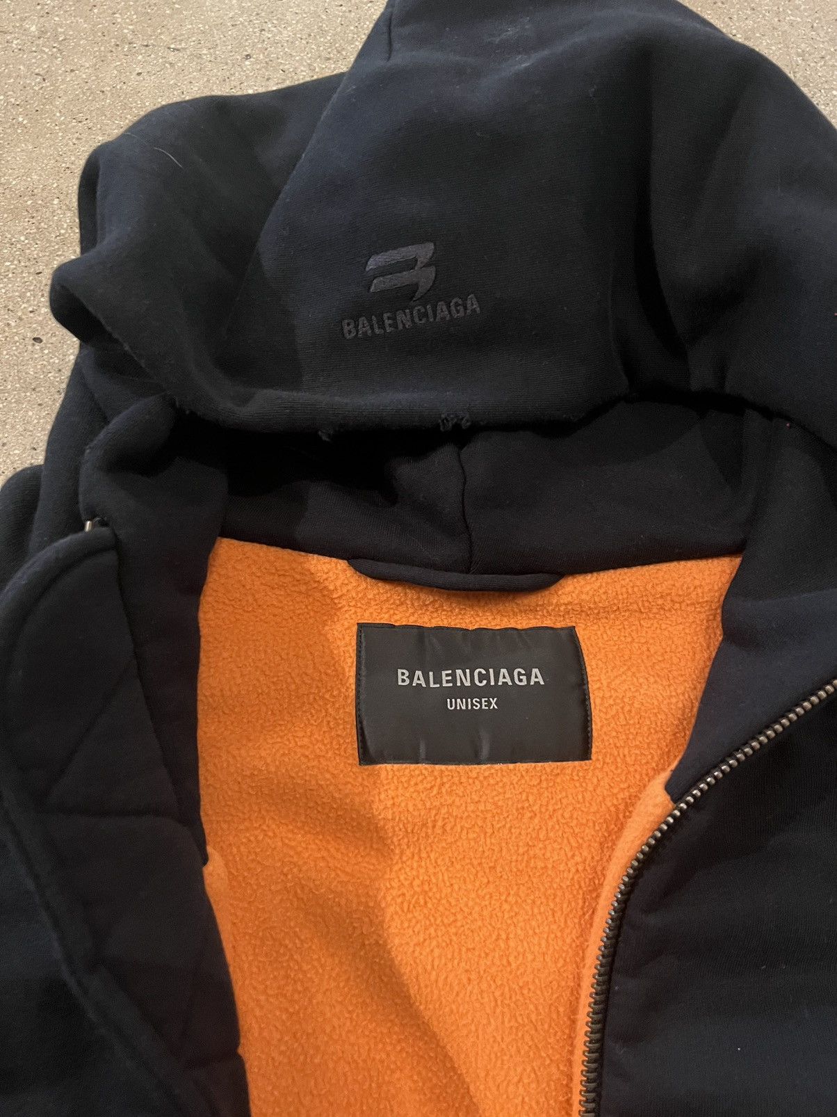 Balenciaga Balenciaga lined hooded fleece bomber Size US XL / EU 56 / 4 - 2 Thumbnail