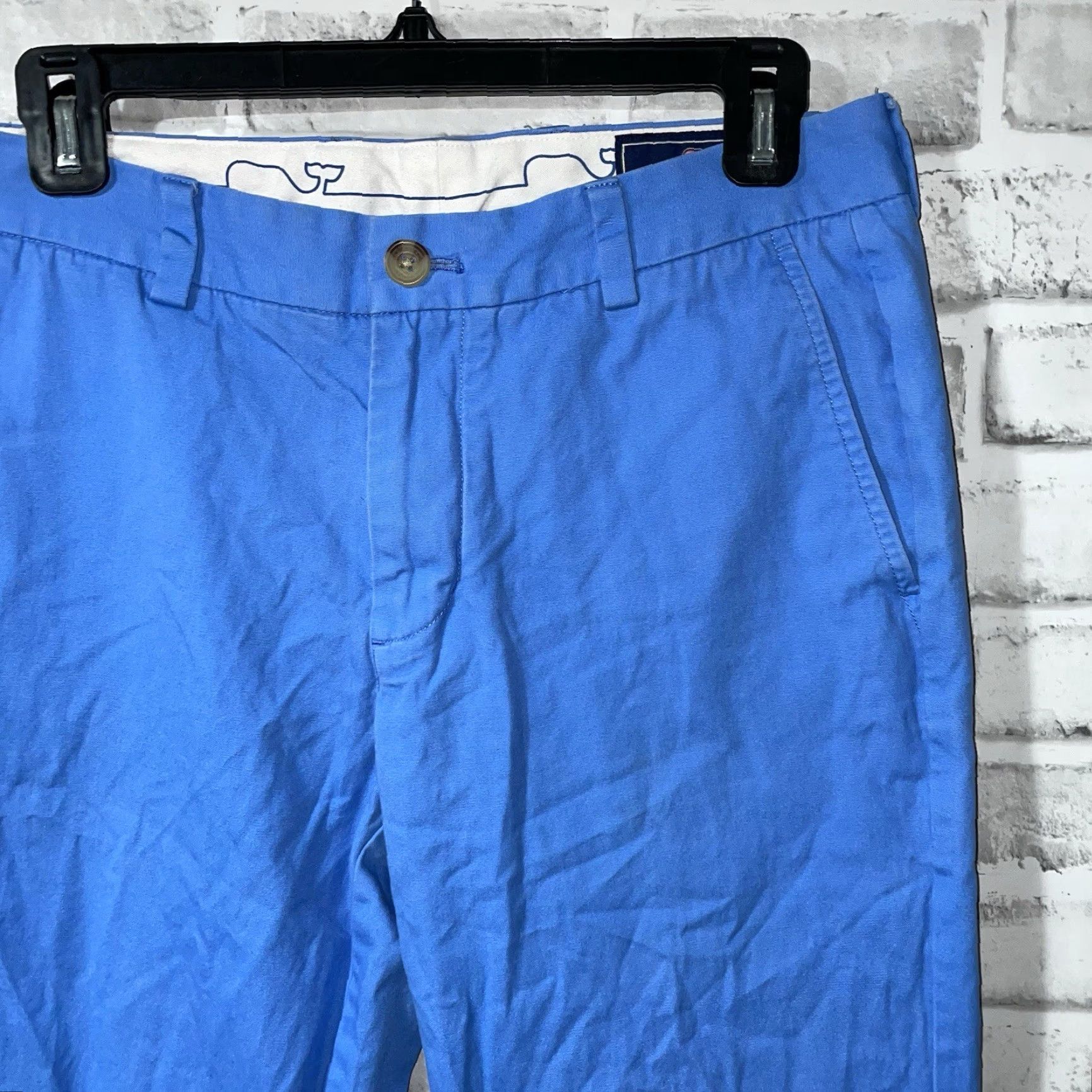 Vineyard Vines VINEYARD VINES Chino Pants Men 30x32 Blue Cotton Casual Size US 30 / EU 46 - 2 Thumbnail