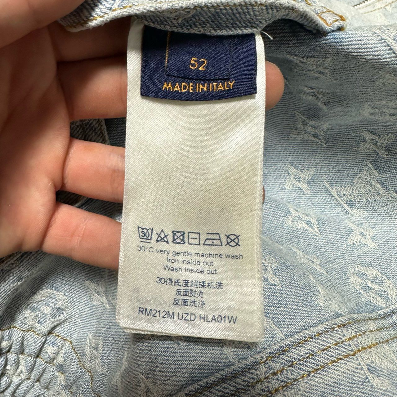 Louis Vuitton LOUIS VUITTON LV NBA co-branded presbyopic Jean jacket with Size US L / EU 52-54 / 3 - 4 Thumbnail