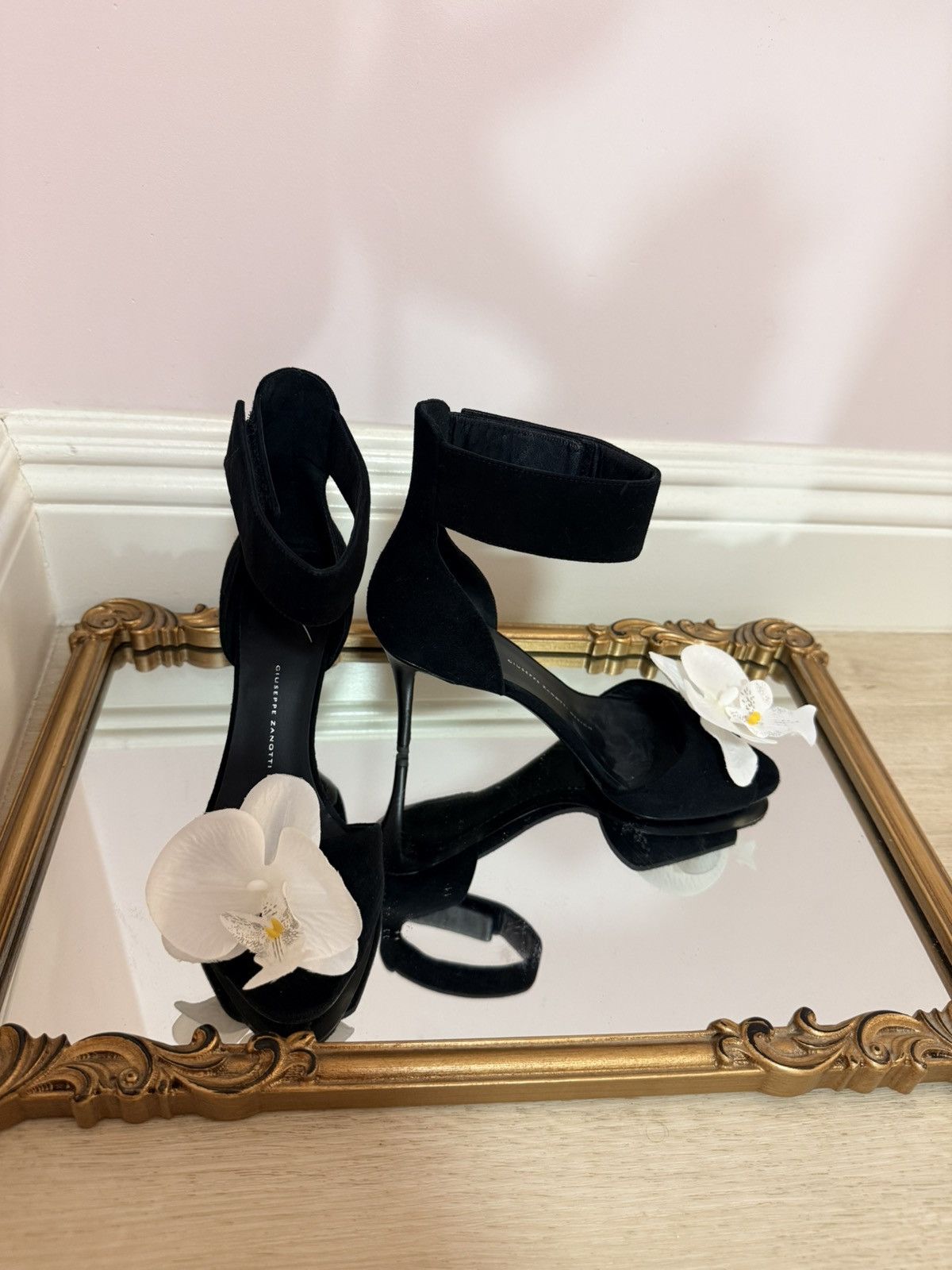 Giuseppe Zanotti Giuseppe Zanotti Vintage Black Sandals Size EUR 37/ US 7 Y2K Size US 7 / IT 37 - 3 Thumbnail