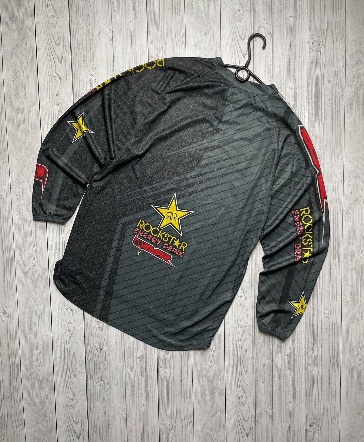 Vintage Vintage Rockstar Moto track suit jersey + Pants Energy Drink Size US 36 / EU 52 - 4 Thumbnail