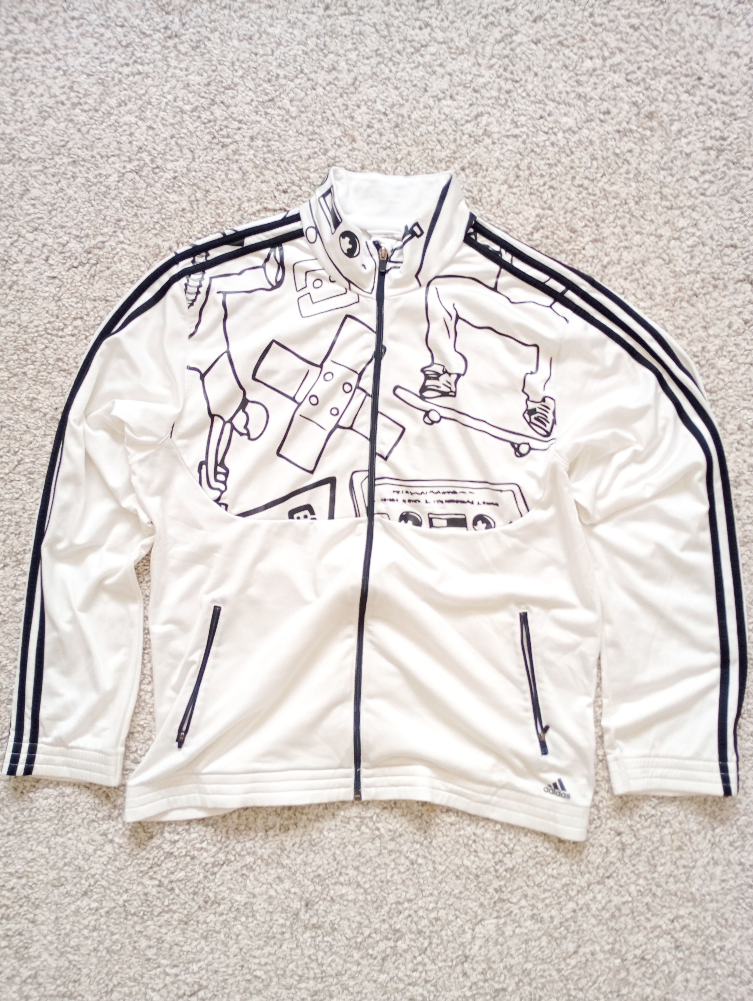 Adidas × Vintage Adidas Skateboarding Zip Up Light Jacket🛹 Size US XL / EU 56 / 4 - 1 Thumbnail