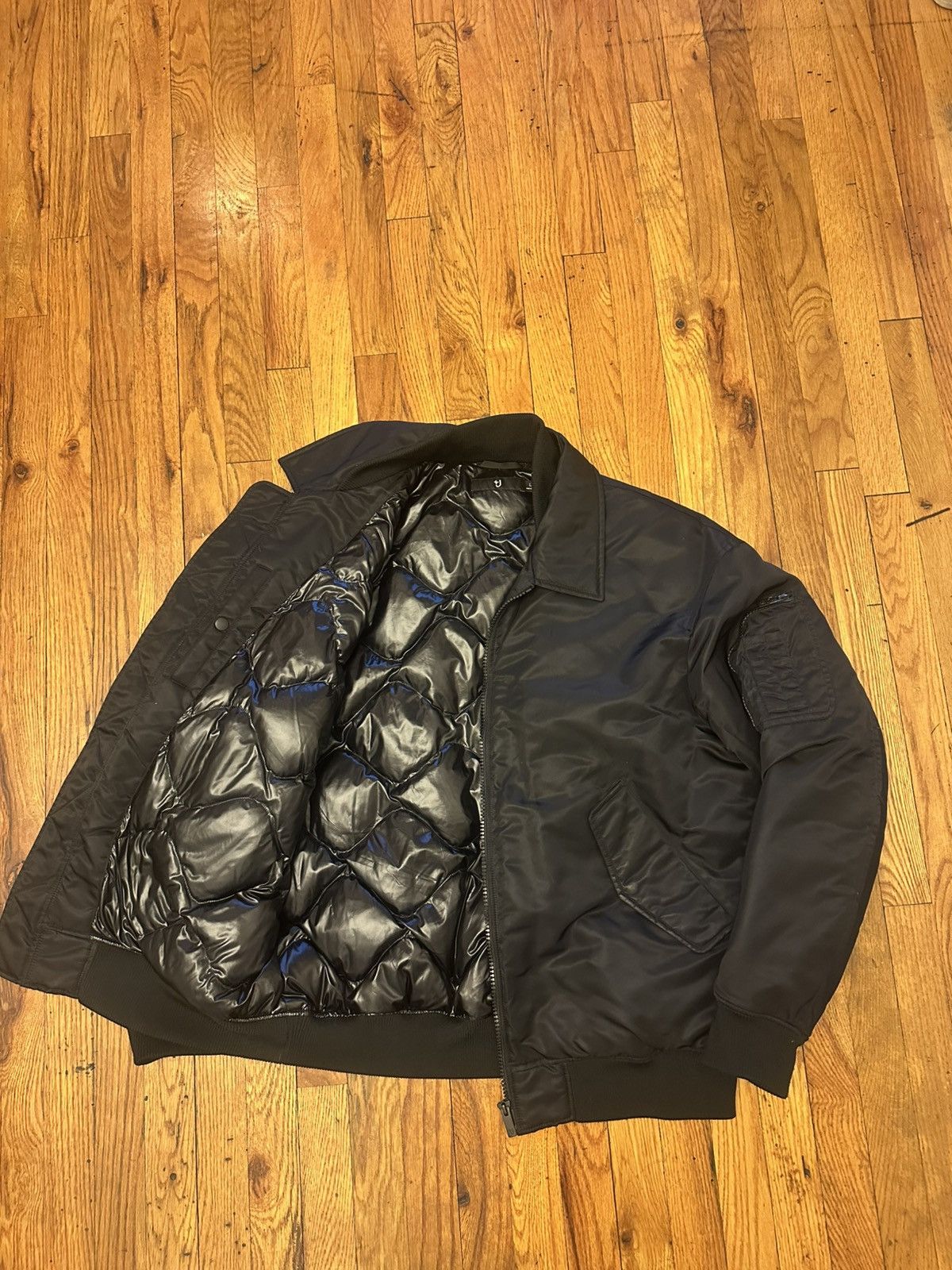 Jil Sander × Uniqlo Jil Sander x Uniqlo Black Bomber Jacket Size US L / EU 52-54 / 3 - 2 Thumbnail