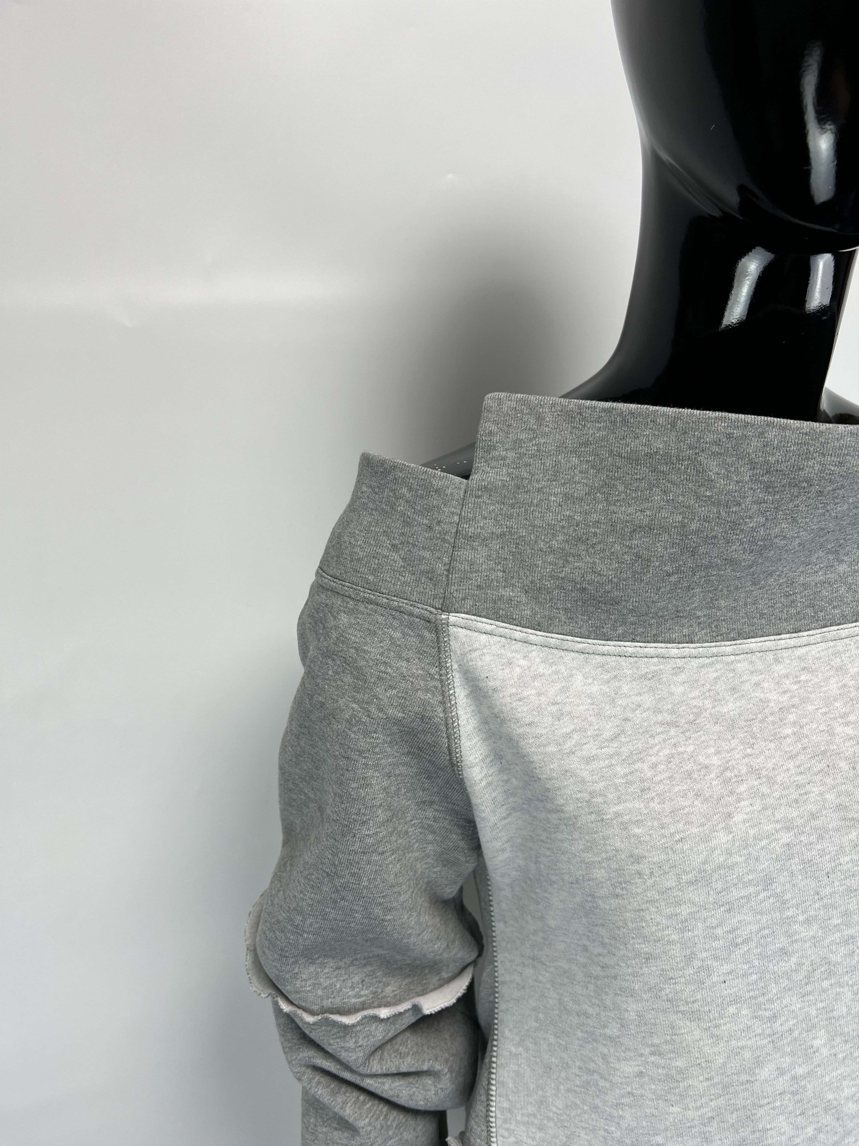 Burberry Burberry Women’s Gray Patchwork Off The Shoulder Jumper Size M / US 6-8 / IT 42-44 - 10 Thumbnail