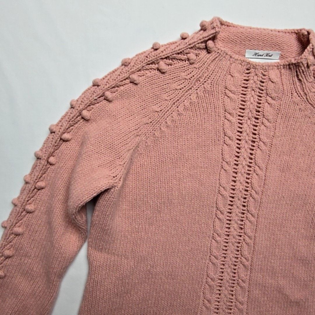 Vintage Vintage Westbound Hand Knit Pink XL Women's Sweater 90s Size XL / US 12-14 / IT 48-50 - 4 Thumbnail