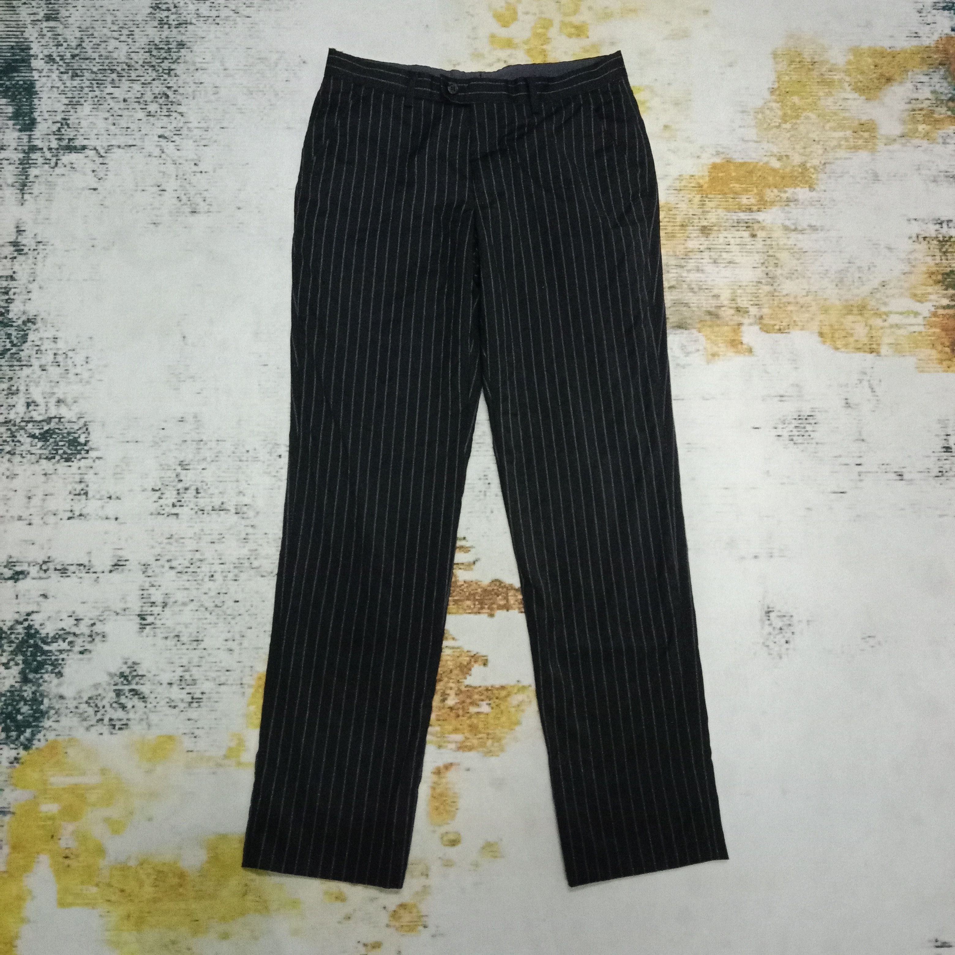 Paul Smith London Striped Hair Fabric Pants