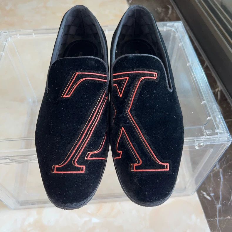 Louis Vuitton Louis Vuitton Black Casual Loafers - dmc Size US 9.5 / EU 42-43 - 1 Thumbnail