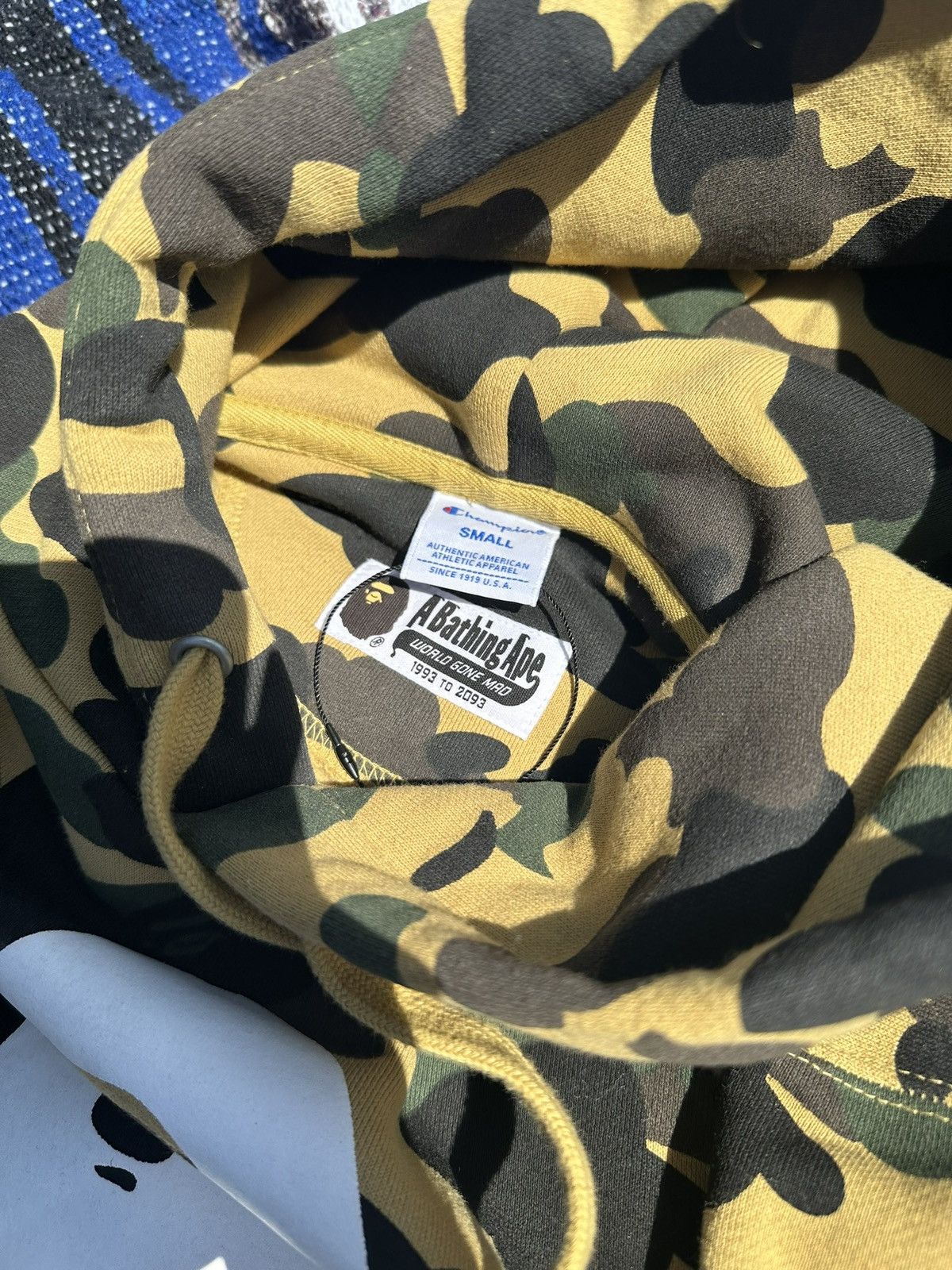 Bape Bape x Champion 1st Camo Pullover Hoodie Size US S / EU 44-46 / 1 - 2 Thumbnail