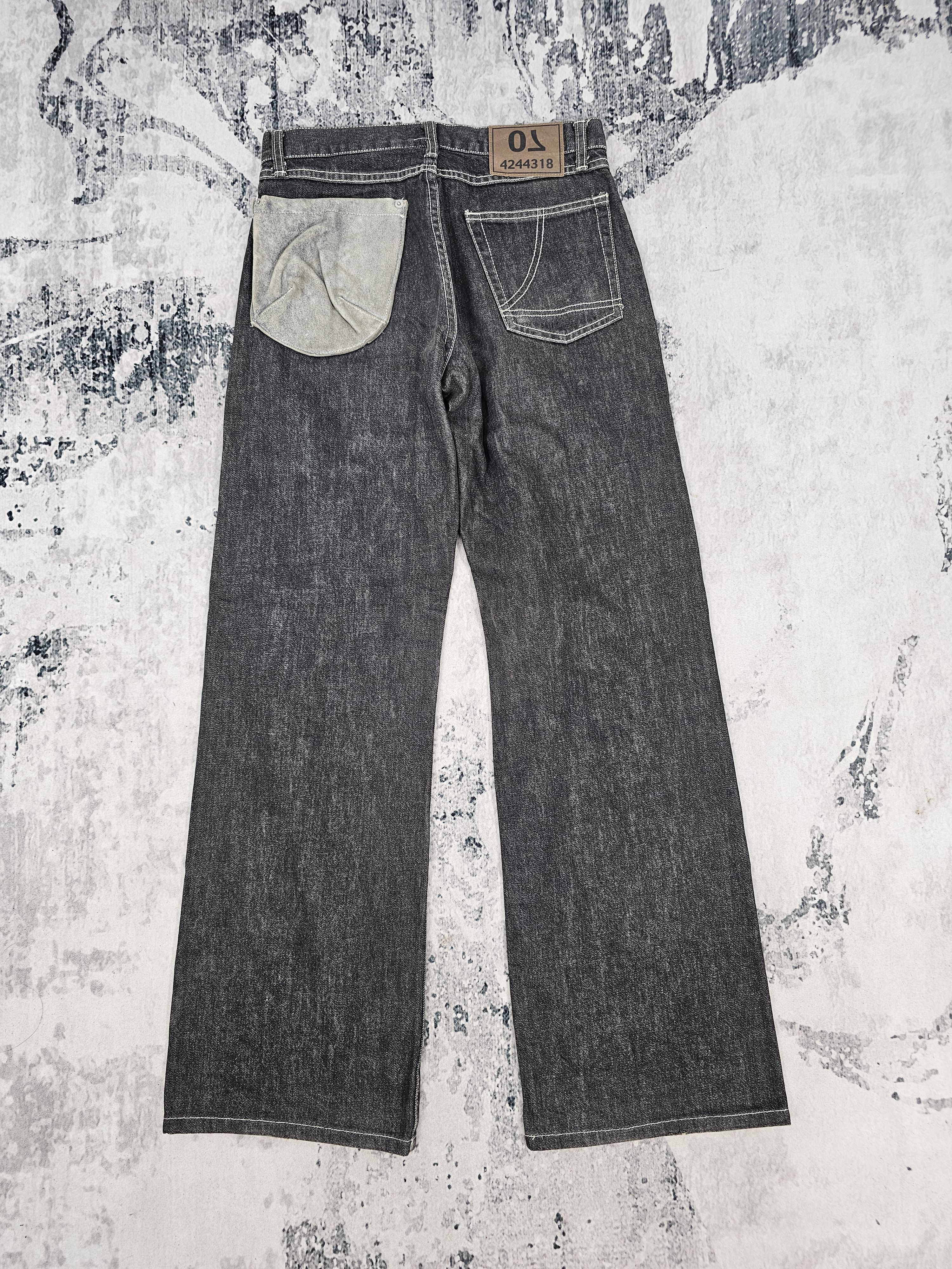 Comme Ca Ism COMME CA DU MODE 4244318 Leather Pocket Jeans JB024 Size US 30 / EU 46 - 1 Thumbnail