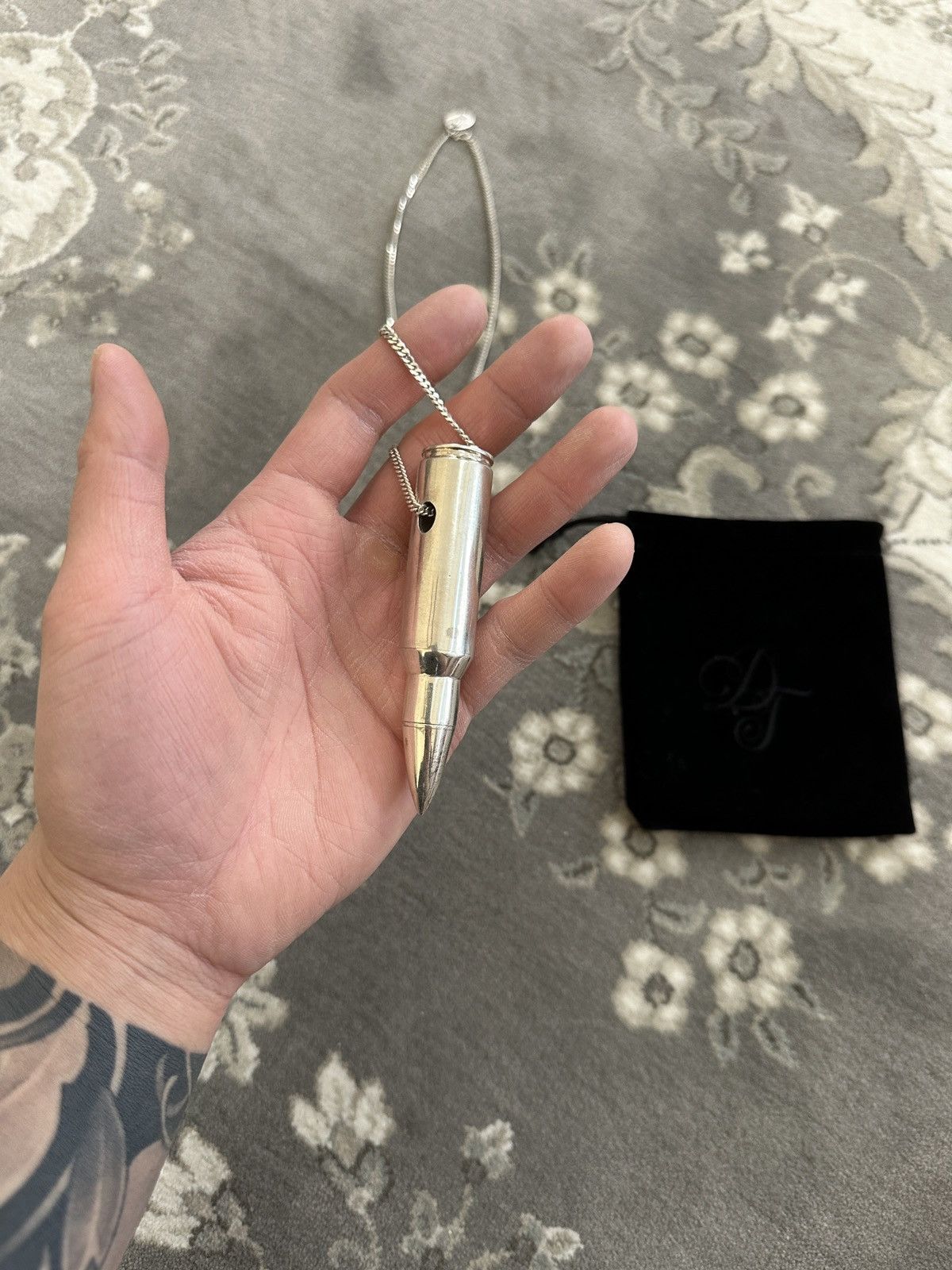 DENIM TEARS Denim Tears Tour of Duty Souvenir Bullet Necklace Size ONE SIZE - 4 Thumbnail