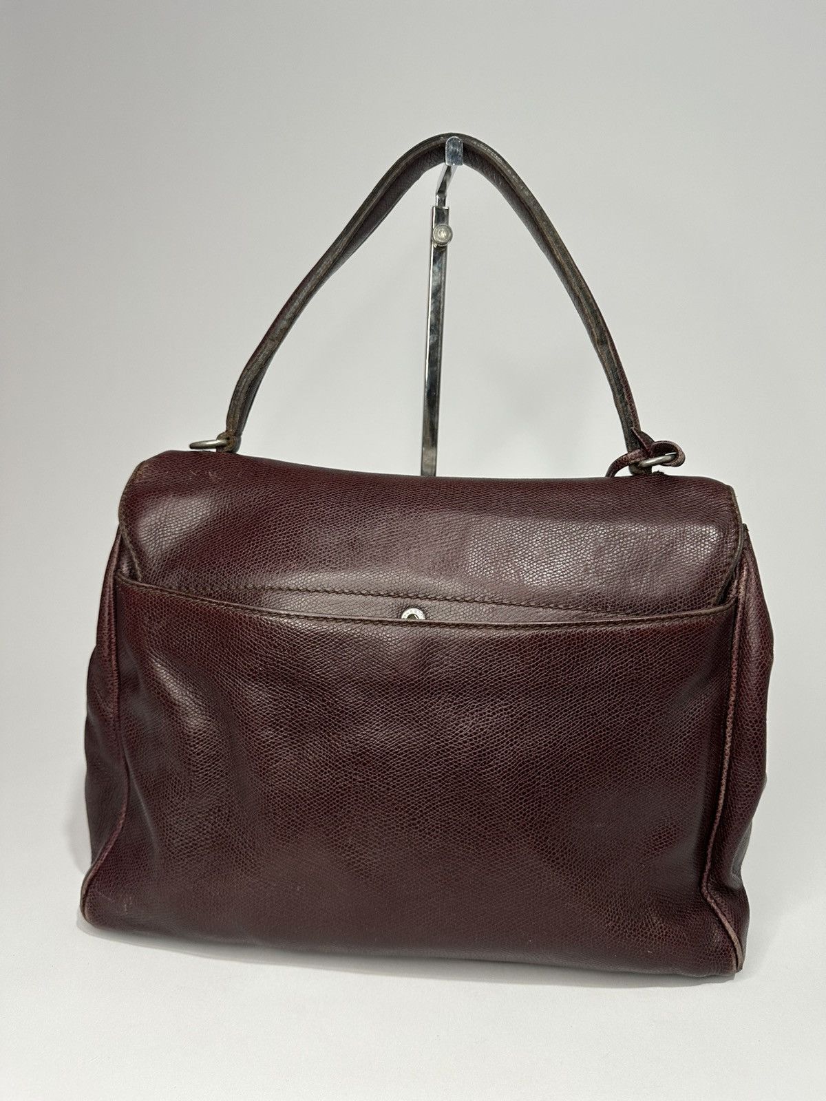 Jil Sander Vintage JIL SANDER Dark Burgundy Leather Handbag. Size ONE SIZE - 2 Thumbnail
