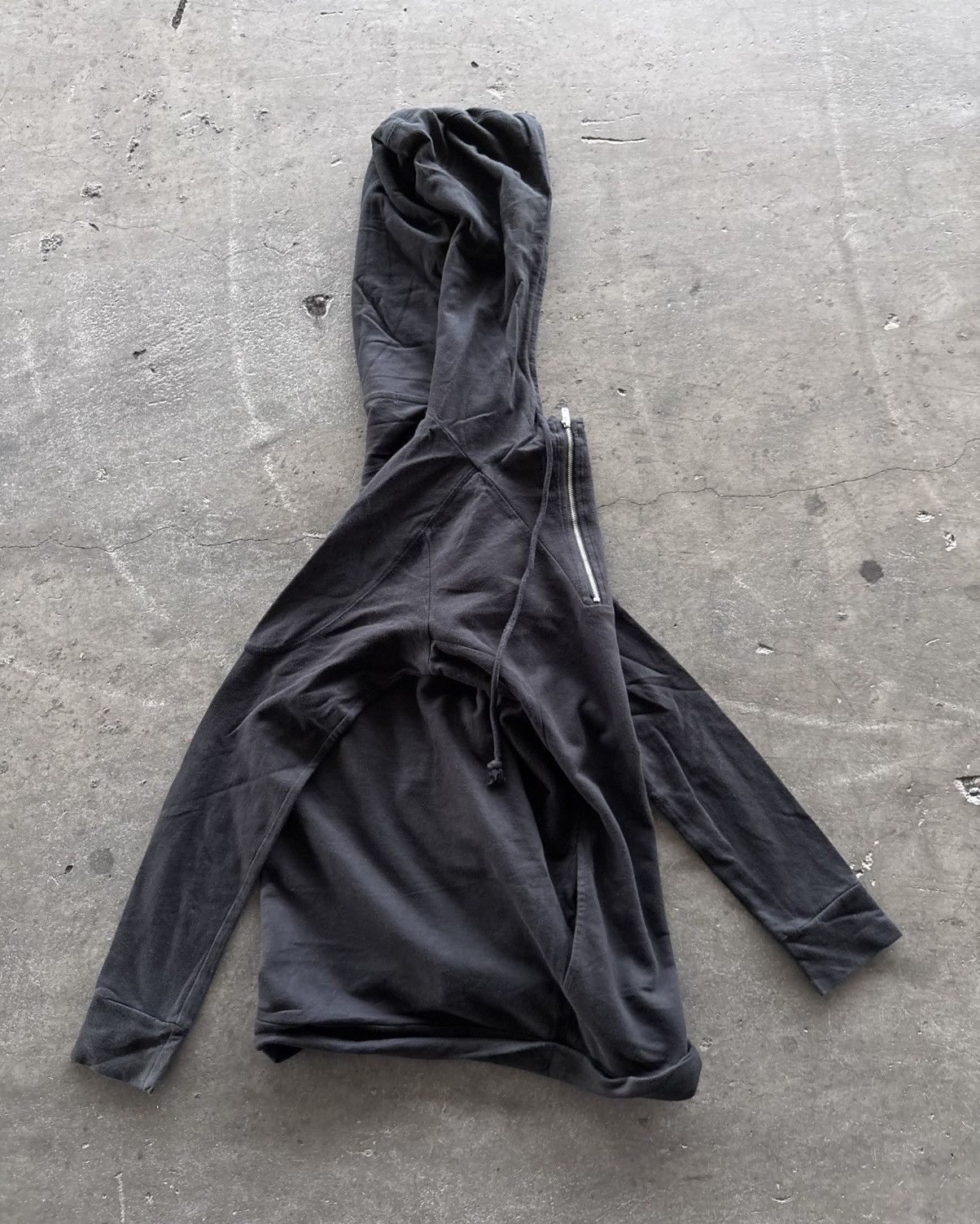 If Six Was Nine Codes Combine Assymetrical Faded Black Hoodie Size US L / EU 52-54 / 3 - 6 Thumbnail