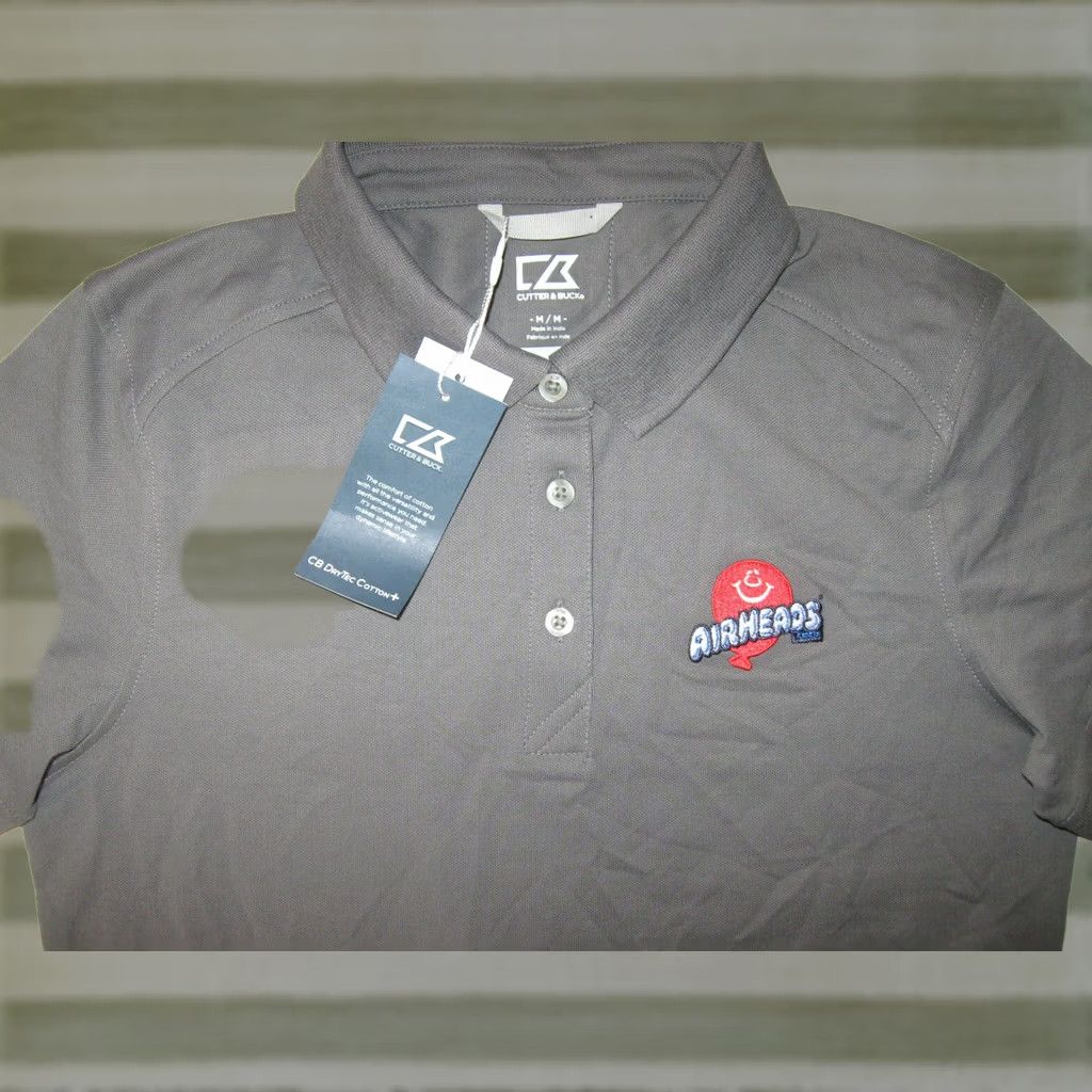 Vintage AirHeads Golf Polo Shirt NEW WTag Womens Medium Ladies Cutter Buck Size M / US 6-8 / IT 42-44 - 1 Thumbnail