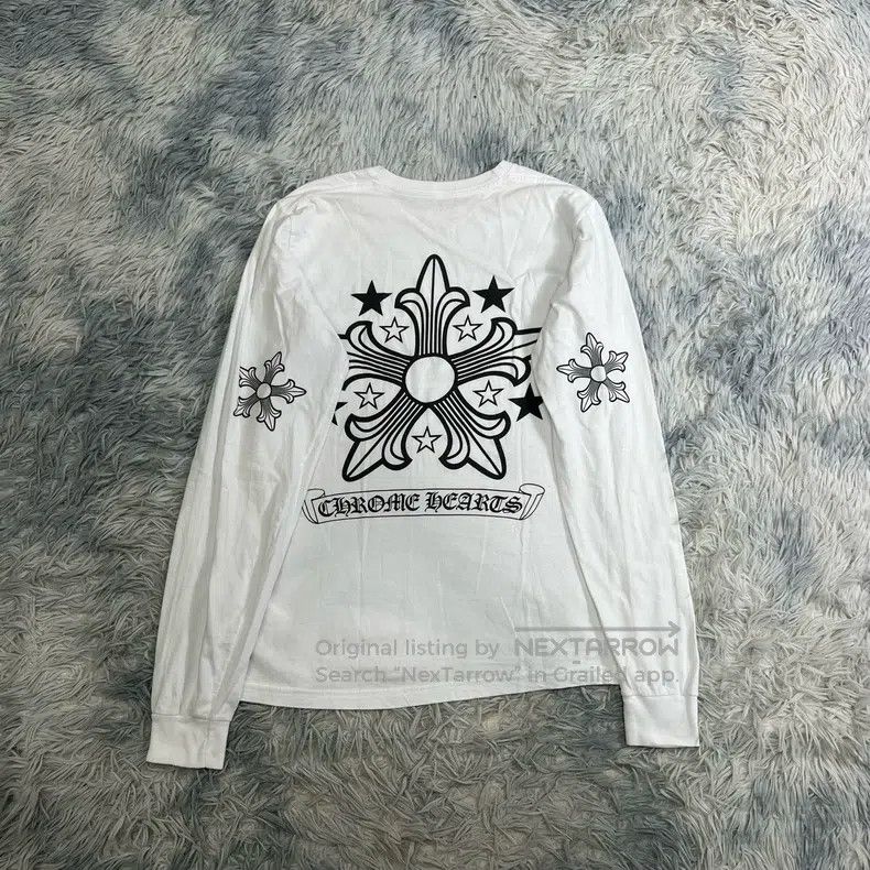 CHROME HEARTS Size S Crocs with long sleeves and a cross pa