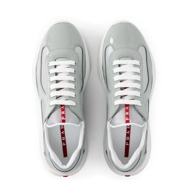 Prada Men'S Americas Cup Leather Prada Trainers Size US 10 / EU 43 - 4 Thumbnail