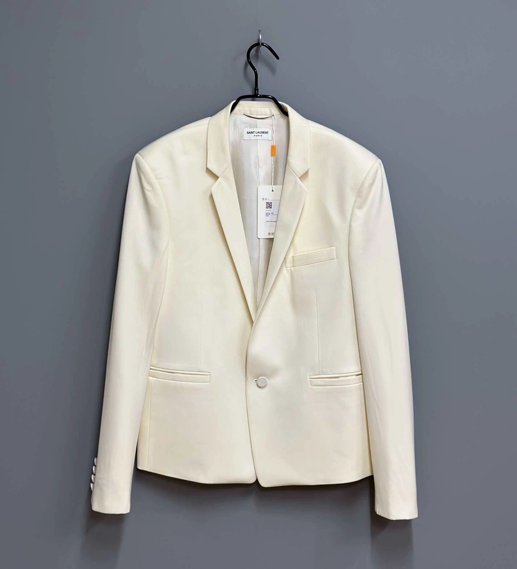 Saint Laurent Paris Saint Laurent Paris White suit jacket Size US M / EU 48-50 / 2 - 1 Thumbnail