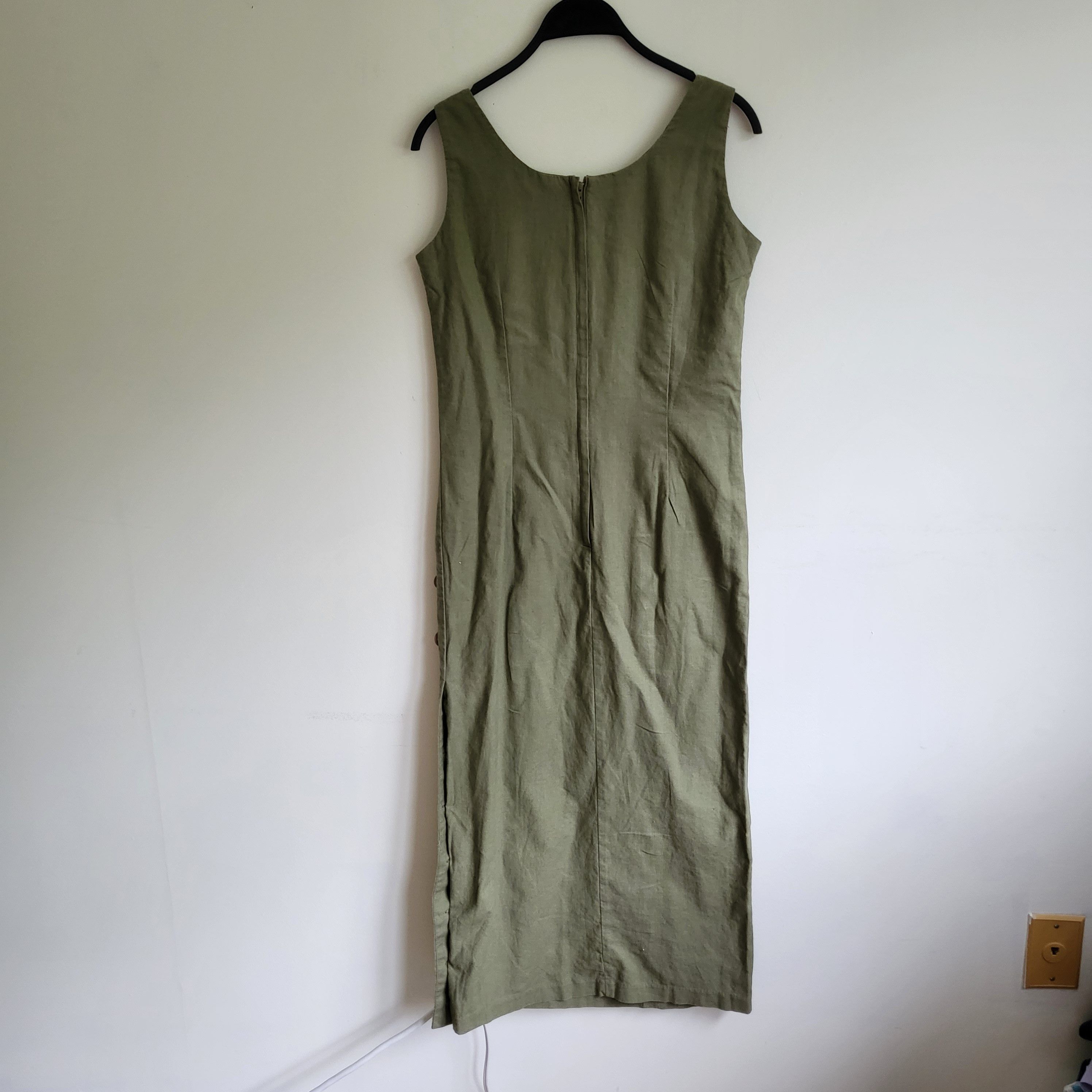 Vintage Vintage Womens Dress Size 4 Linen Cotton Blend Size S / US 4 / IT 40 - 3 Thumbnail