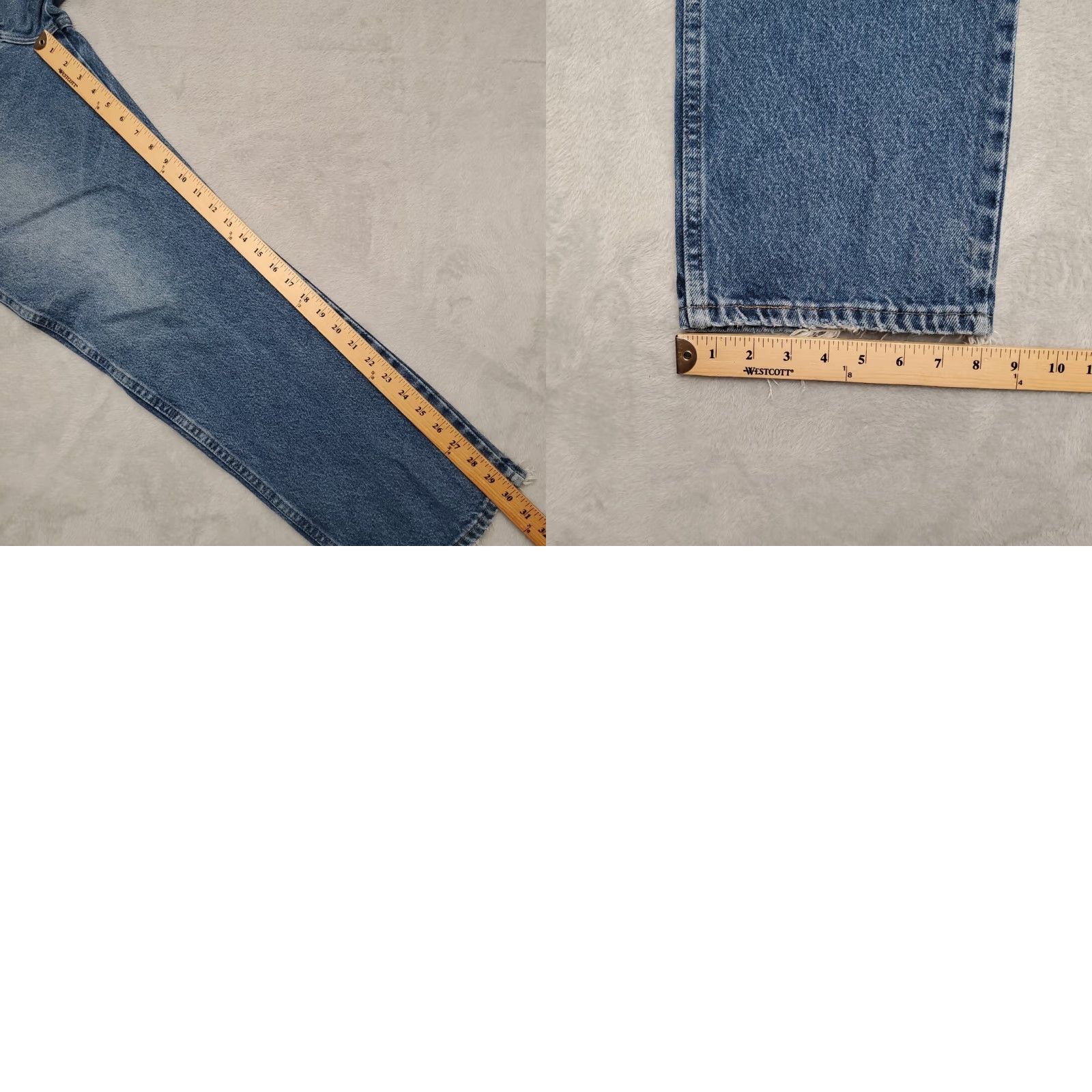 Wrangler VINTAGE Wrangler Jeans Mens 38x30 Denim Premium Quality Regular Fit 100% Cotton Comfort Blue 5-Pocket Design Mens Regular Jeans USA 90s Size US 38 / EU 54 - 9 Thumbnail