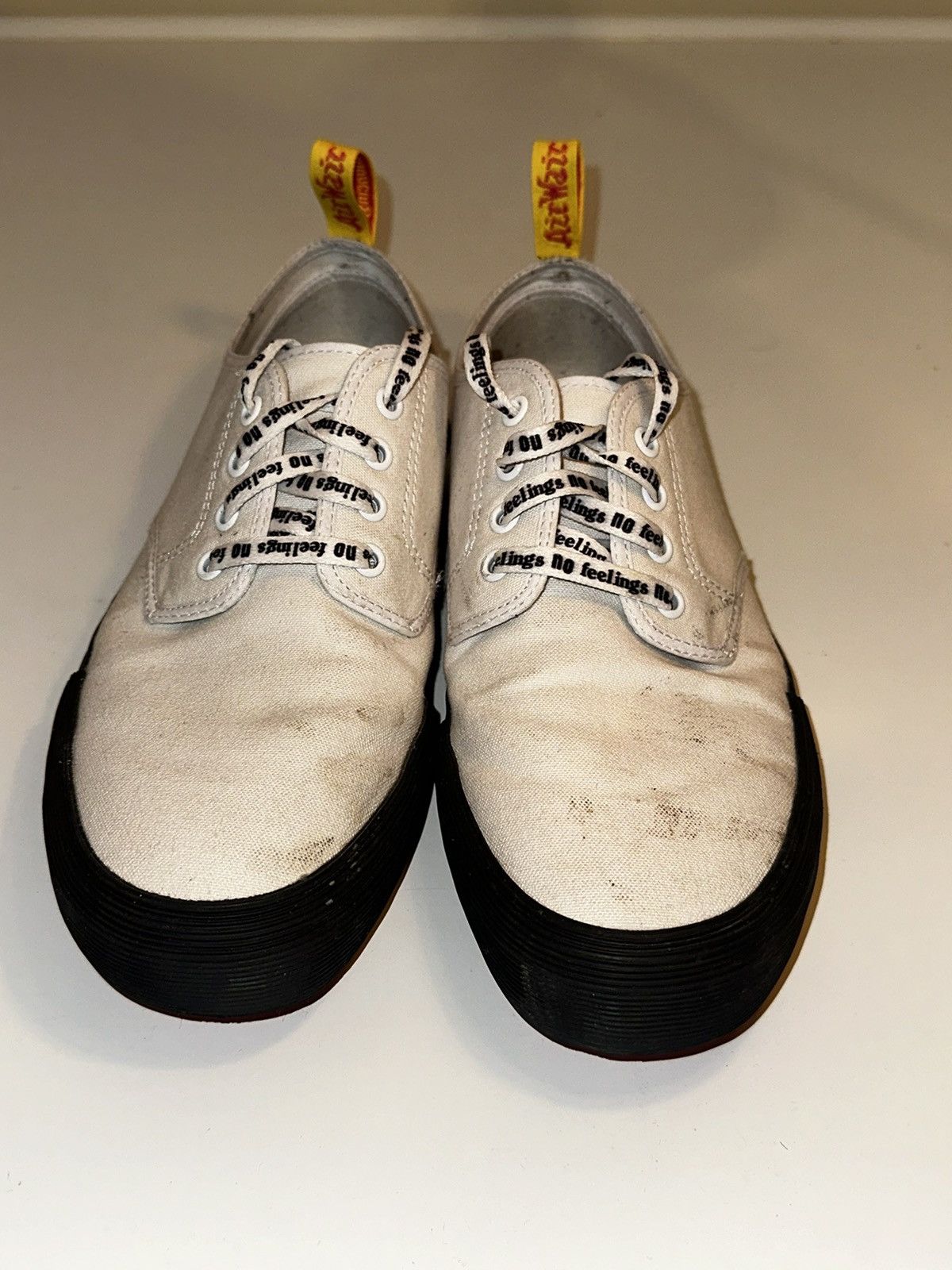 Dr. Martens Dr. Martens x Sex Pistol Low Top Sneaker White Size US 10 / EU 43 - 1 Thumbnail