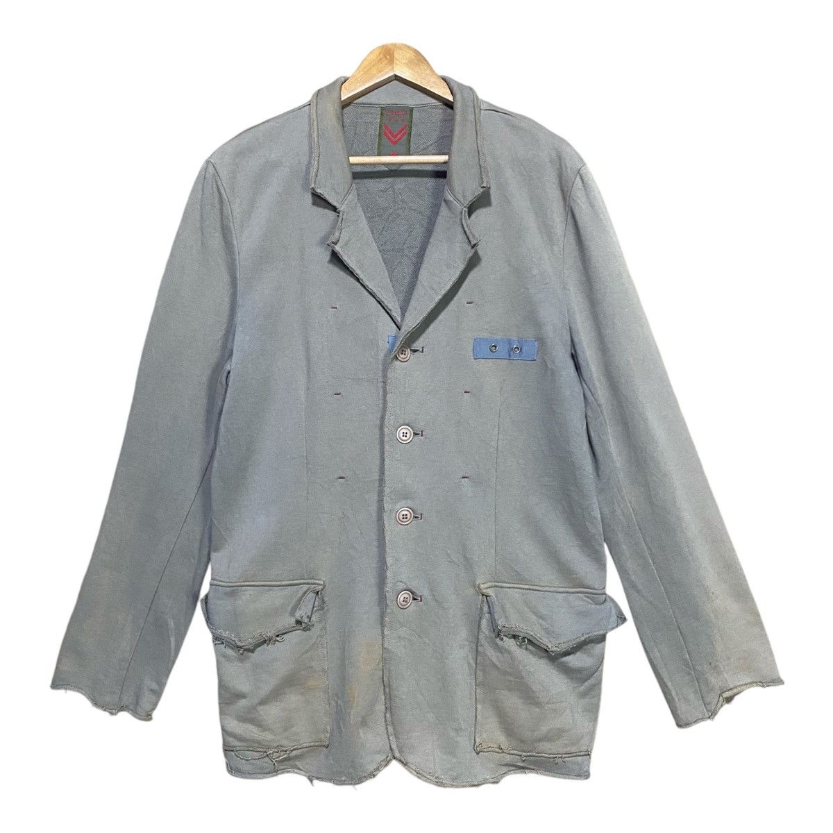 Japanese Brand × Vintage 291295 Homme Military Faded Jacket Size US L / EU 52-54 / 3 - 1 Thumbnail