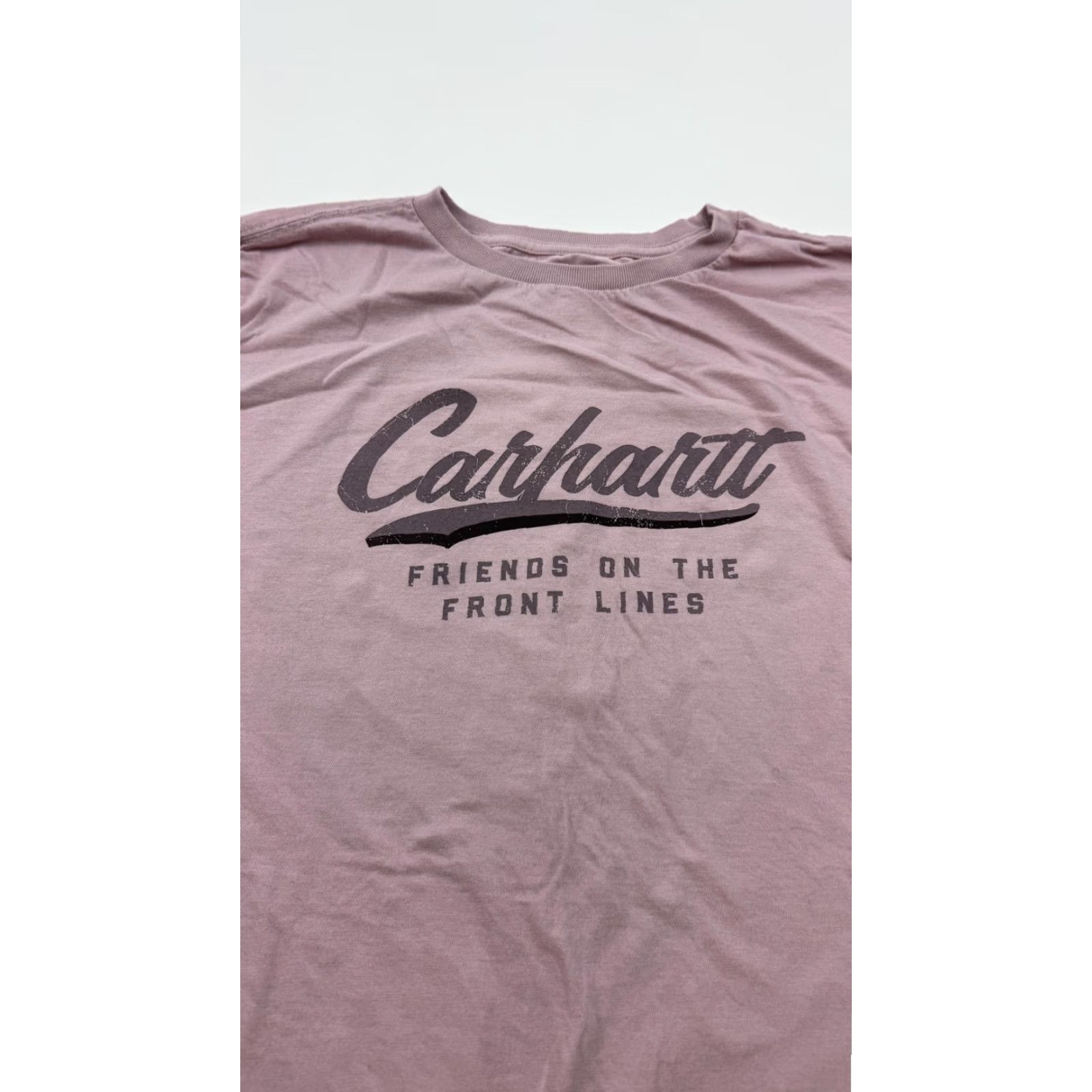 Carhartt Carhartt Shirt Mens XL Purple Long Sleeve Modern Fit Friends Front Lines Tee Size US XL / EU 56 / 4 - 3 Thumbnail
