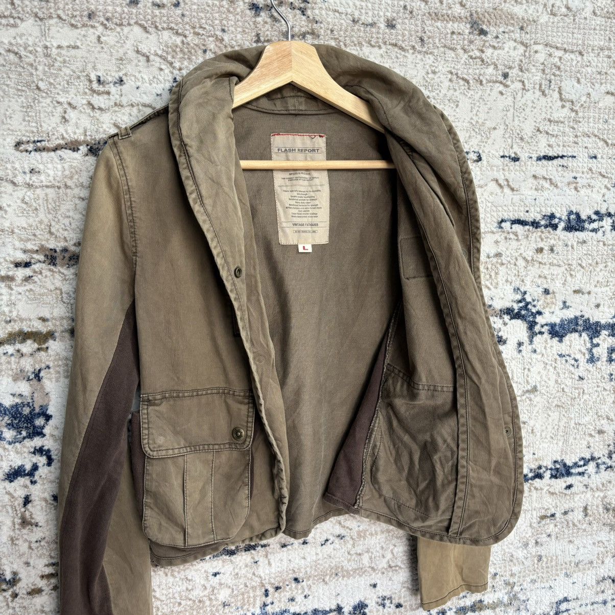 Japanese Brand × Other × Vintage Vintage Japanese Flash Report Cropped Bondage Jacket Size US S / EU 44-46 / 1 - 10 Thumbnail