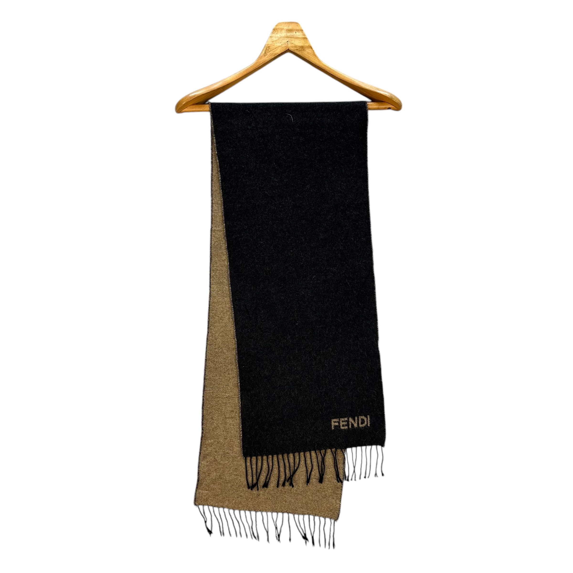 Fendi FENDI Wool Muffler Neckwear Scarves #A65-1555 Size ONE SIZE - 2 Thumbnail
