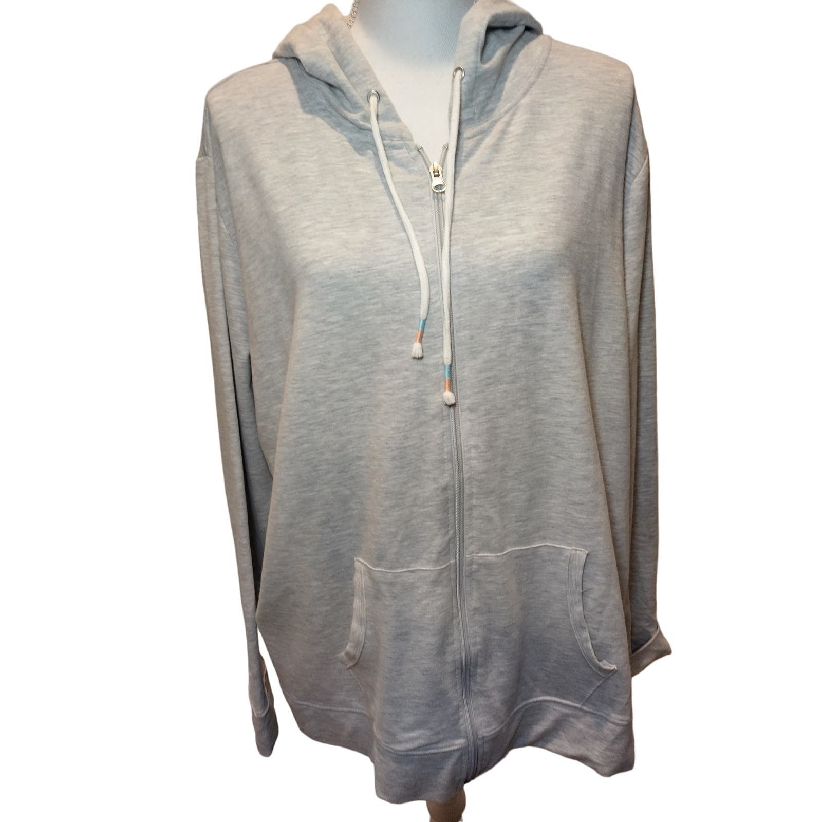 Eddie Bauer Eddie Bauer Womens Hoodie Sweatshirt Long Sleeves Full Zip Size XXL / US 16-18 / IT 52-54 - 1 Thumbnail