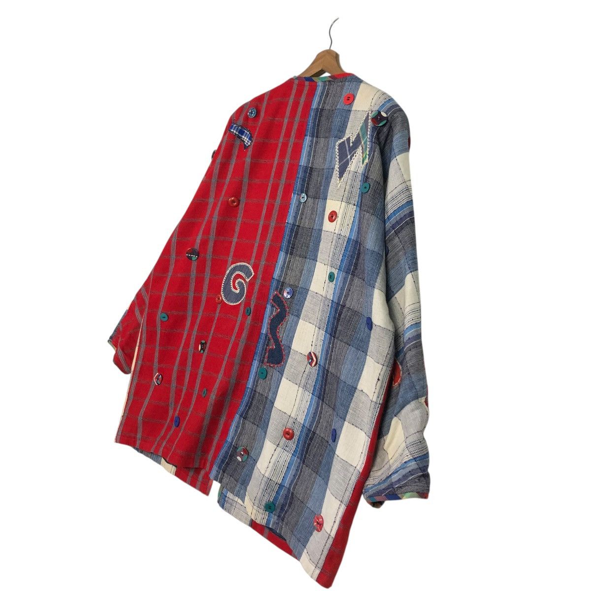 Japanese Brand 🔥VINTAGE HANDMADE DESIGN JACKET PATCHWORK ISSEY MIYAKE Size US M / EU 48-50 / 2 - 12 Thumbnail