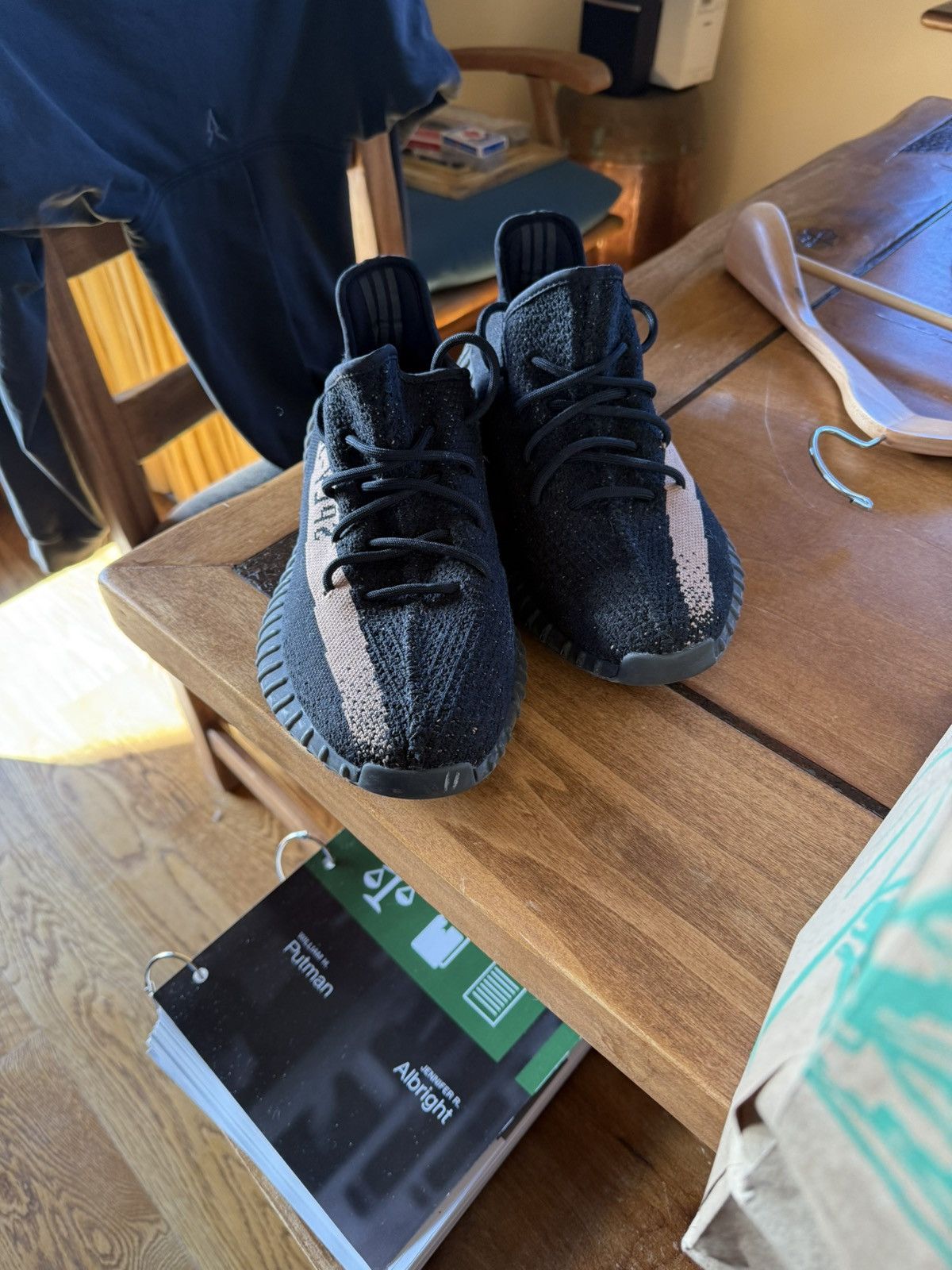 Adidas adidas Yeezy Boost 350 V2 Core Black Copper Size US 10.5 / EU 43-44 - 2 Thumbnail