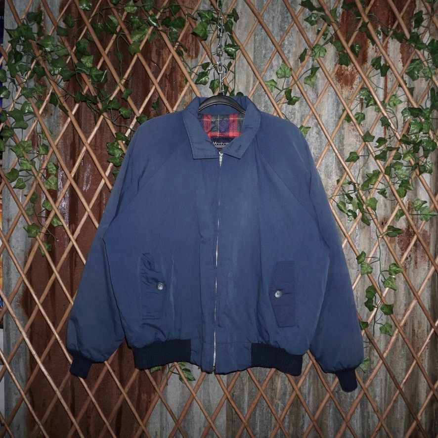 Manhattan Portage XL - Vintage Y2K manhattan zip fade blanket line 90s jacket Size US XL / EU 56 / 4 - 1 Thumbnail
