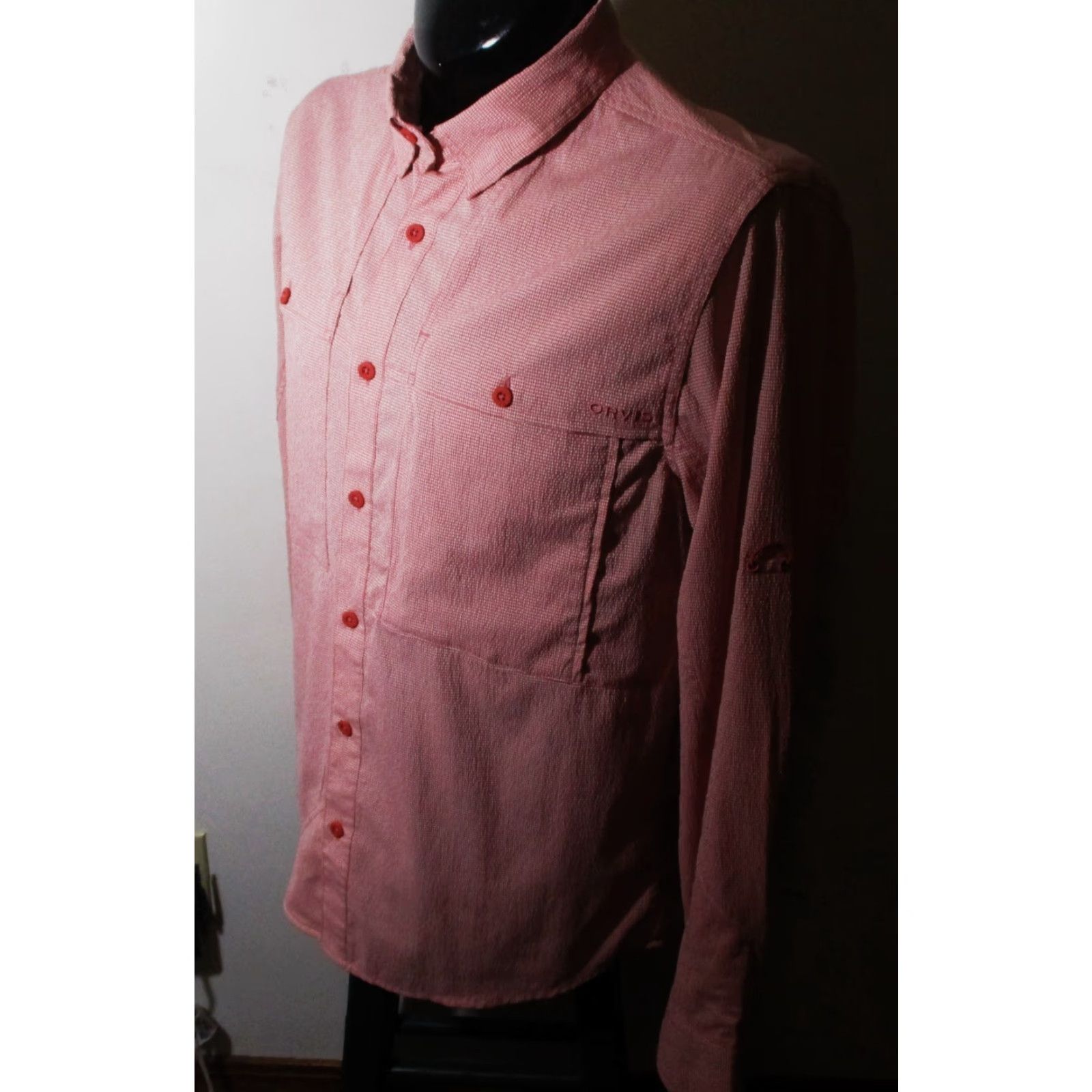 Orvis ORVIS Pink Active Fit Long Sleeve Vented Shirt Men's Size M NEW Size US M / EU 48-50 / 2 - 4 Thumbnail