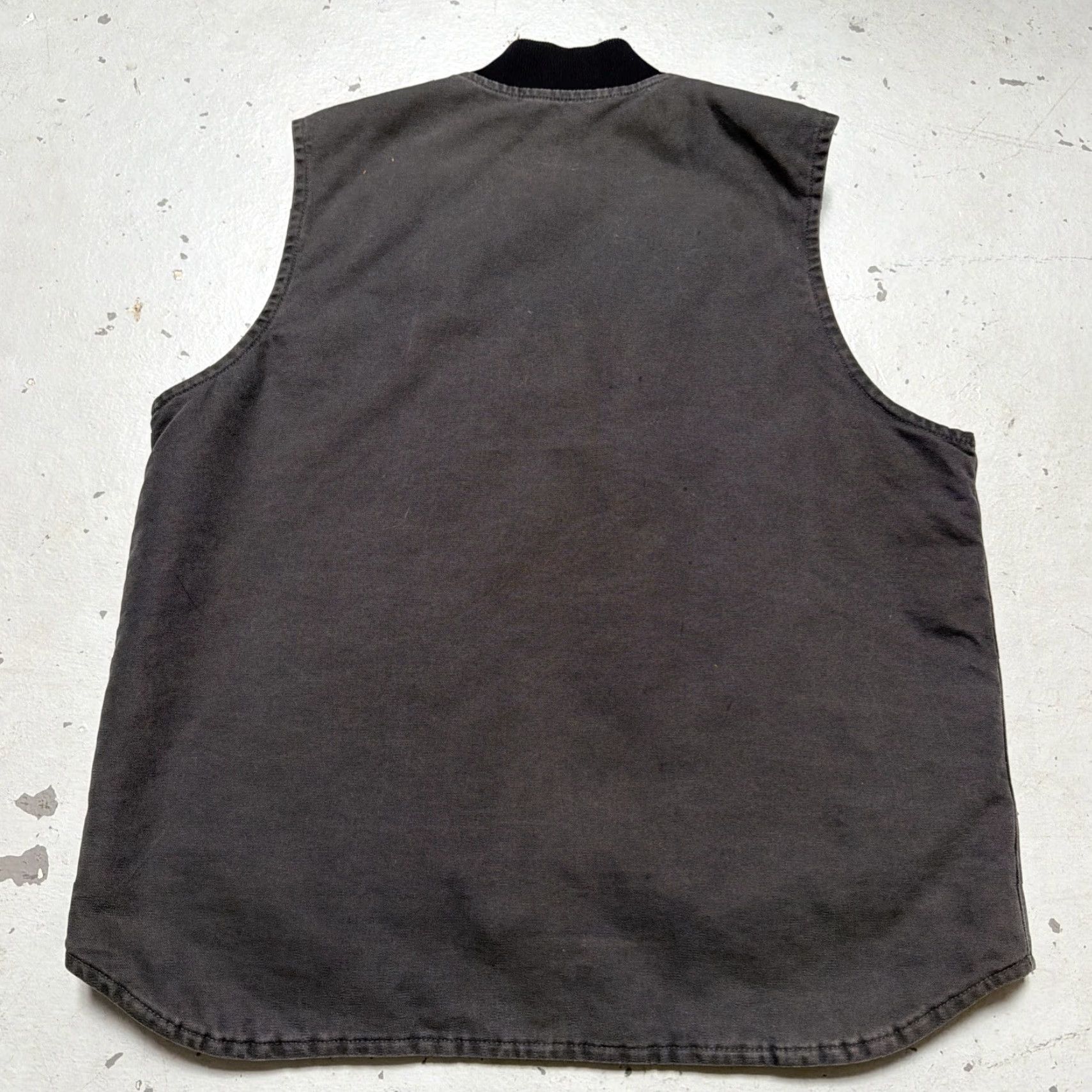 Carhartt VINTAGE Carhartt Vest Canvas Arctic Quilted Lined XL Tall Grey Charcoal Workwear Unisex Adults 90s Y2K Vintage City USA Size US XL / EU 56 / 4 - 7 Thumbnail