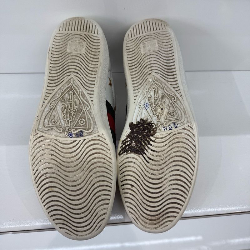 Gucci Gucci Ace Embroidered Bee Fashion Sneakers for Men -2508 Size US 7.5 / EU 40-41 - 8 Thumbnail